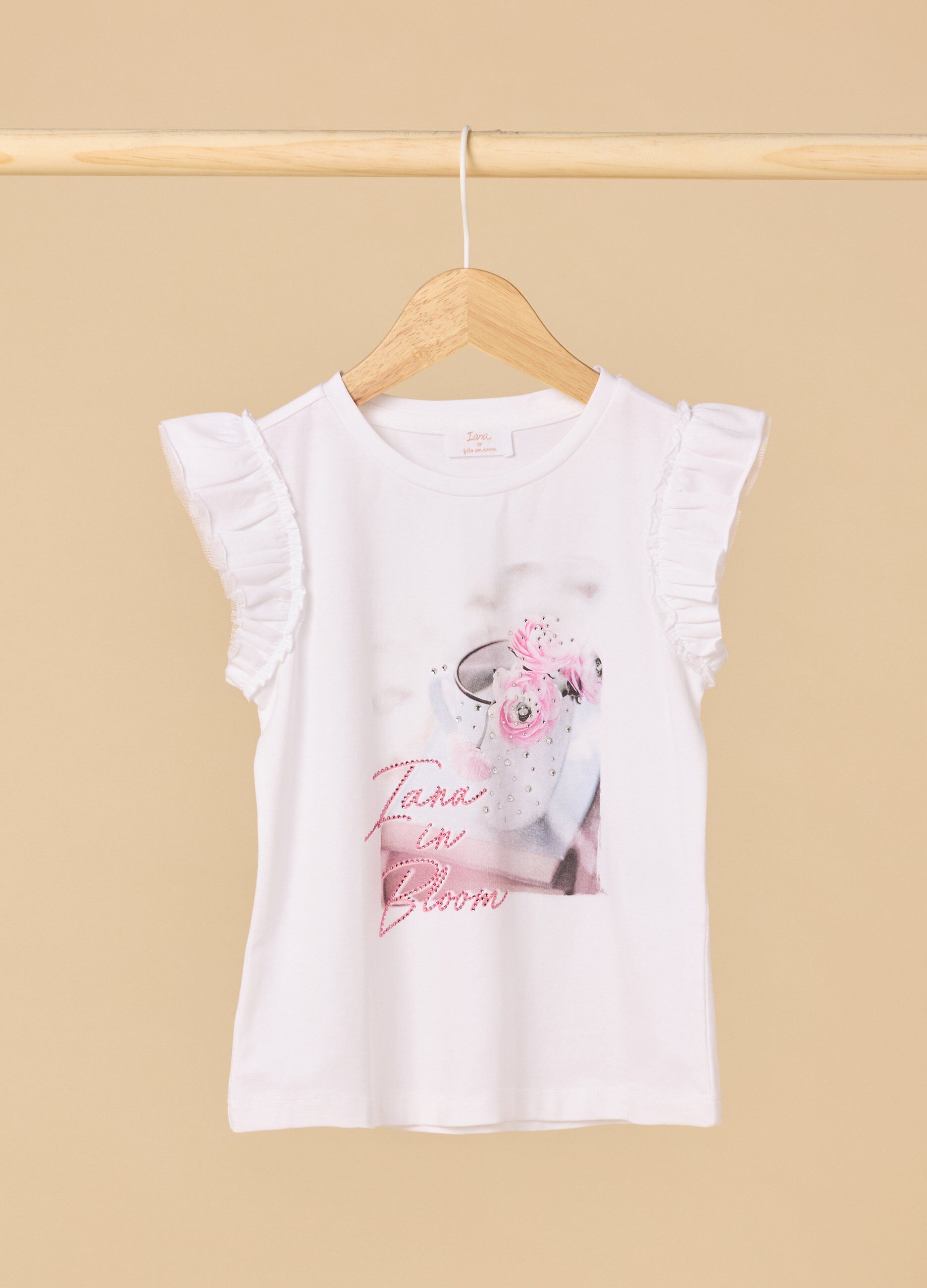 T-shirt IANA con maniche ad aletta bambina_0