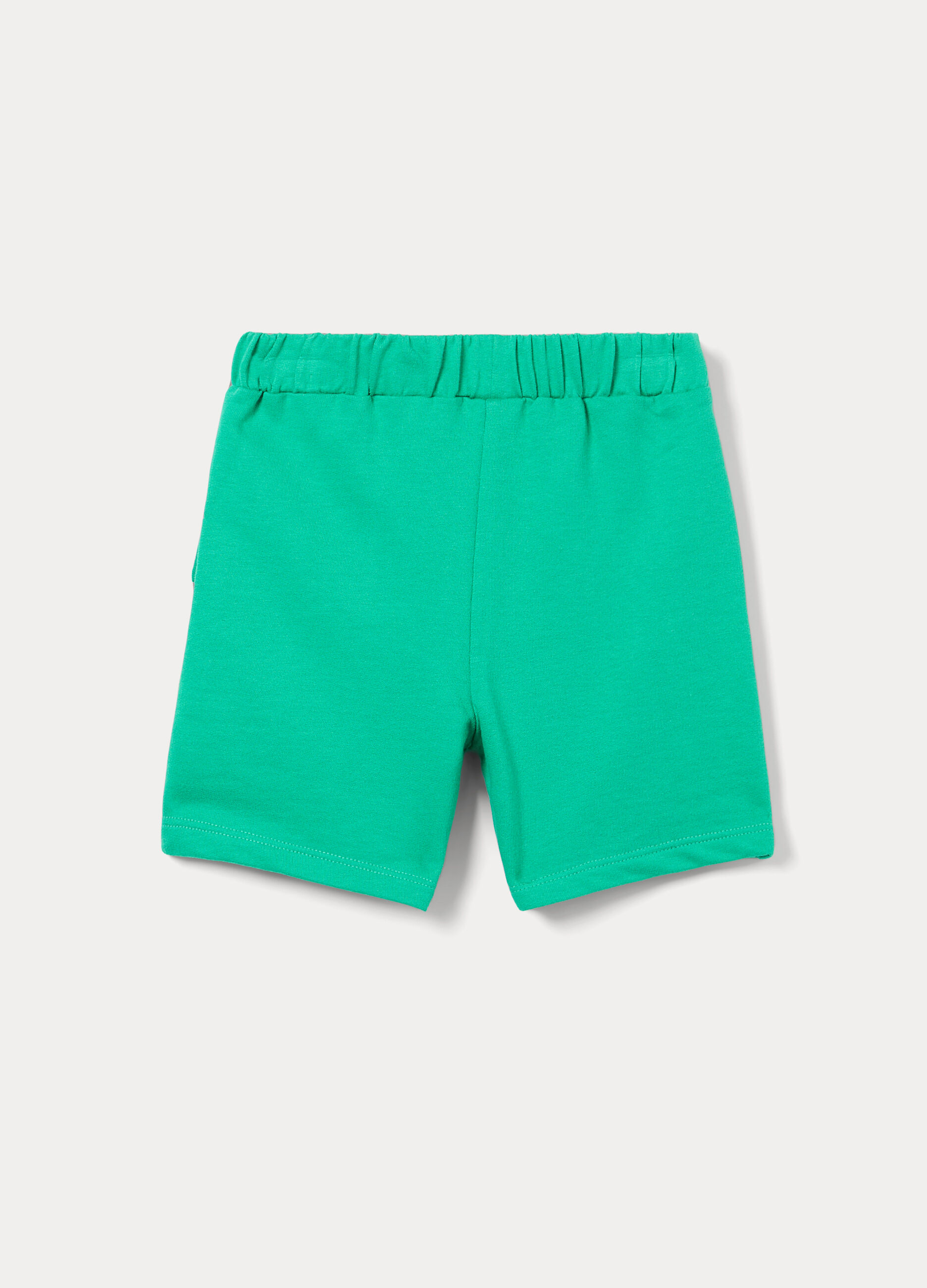 Shorts in french terry di puro cotone bimbo_2