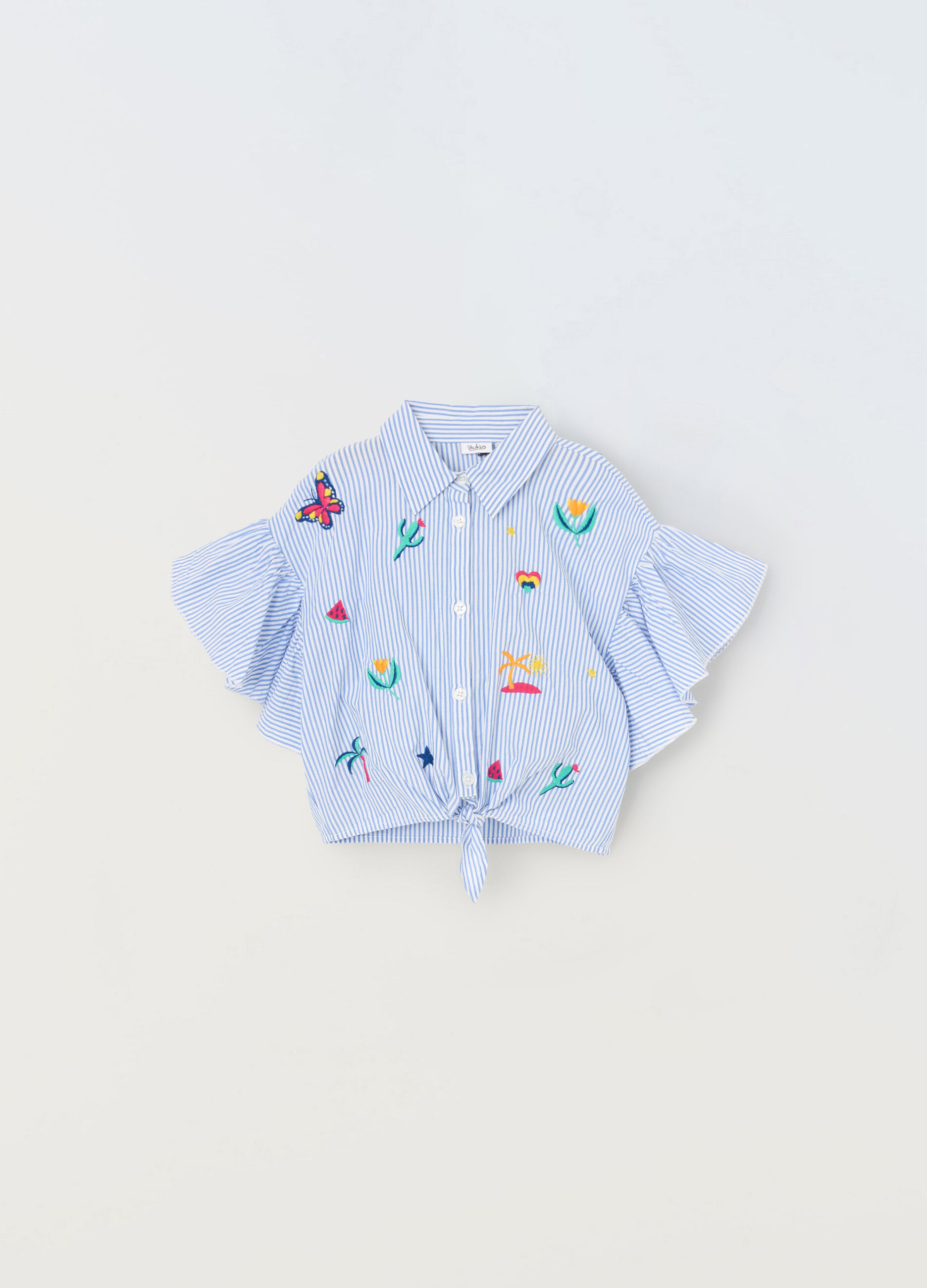 Camicia in puro cotone ragazza_0
