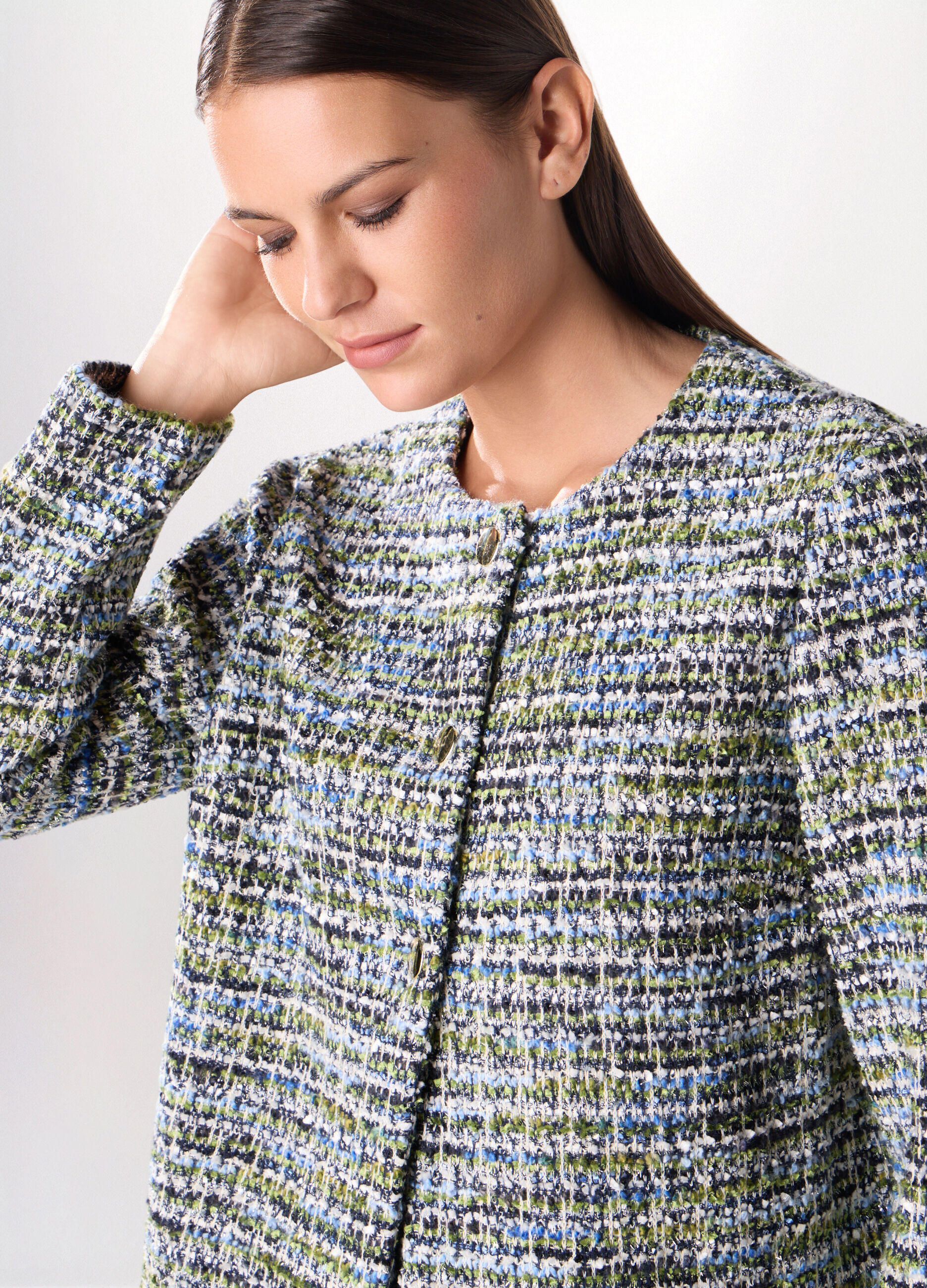 Giacca misto cotone donna_2