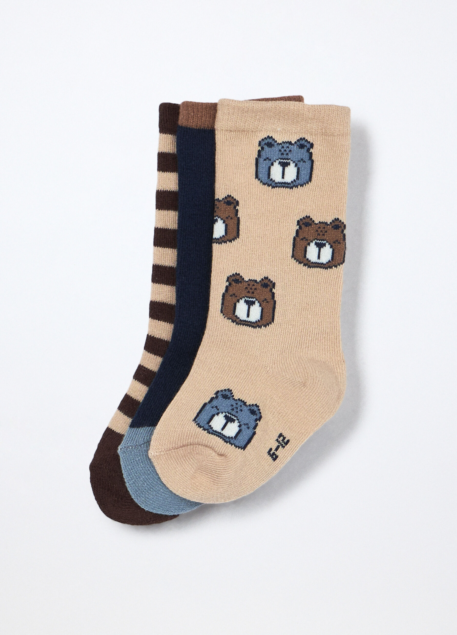 Pack 3 calze in misto cotone neonato_0