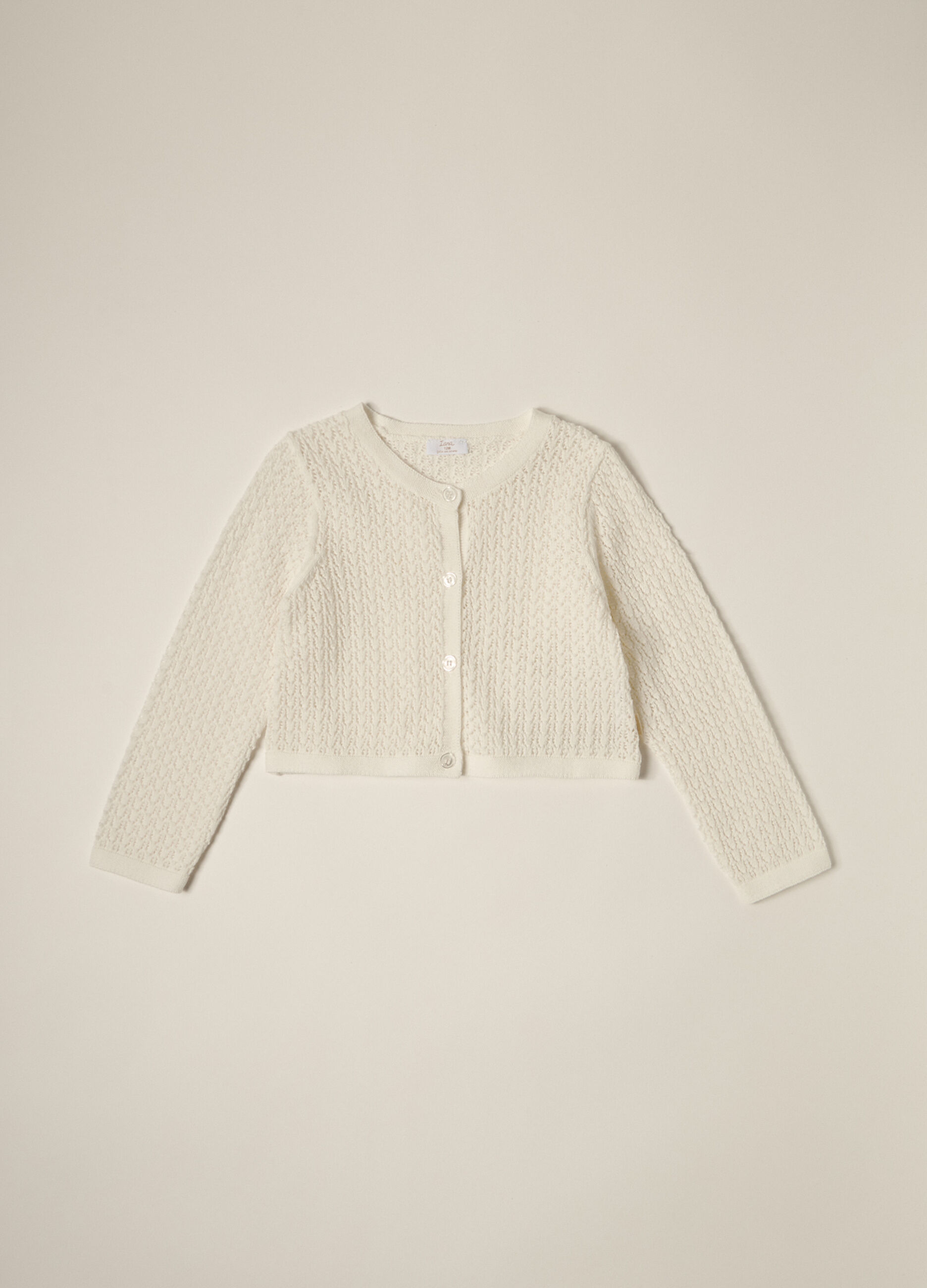Cardigan tricot in puro cotone IANA neonata_0