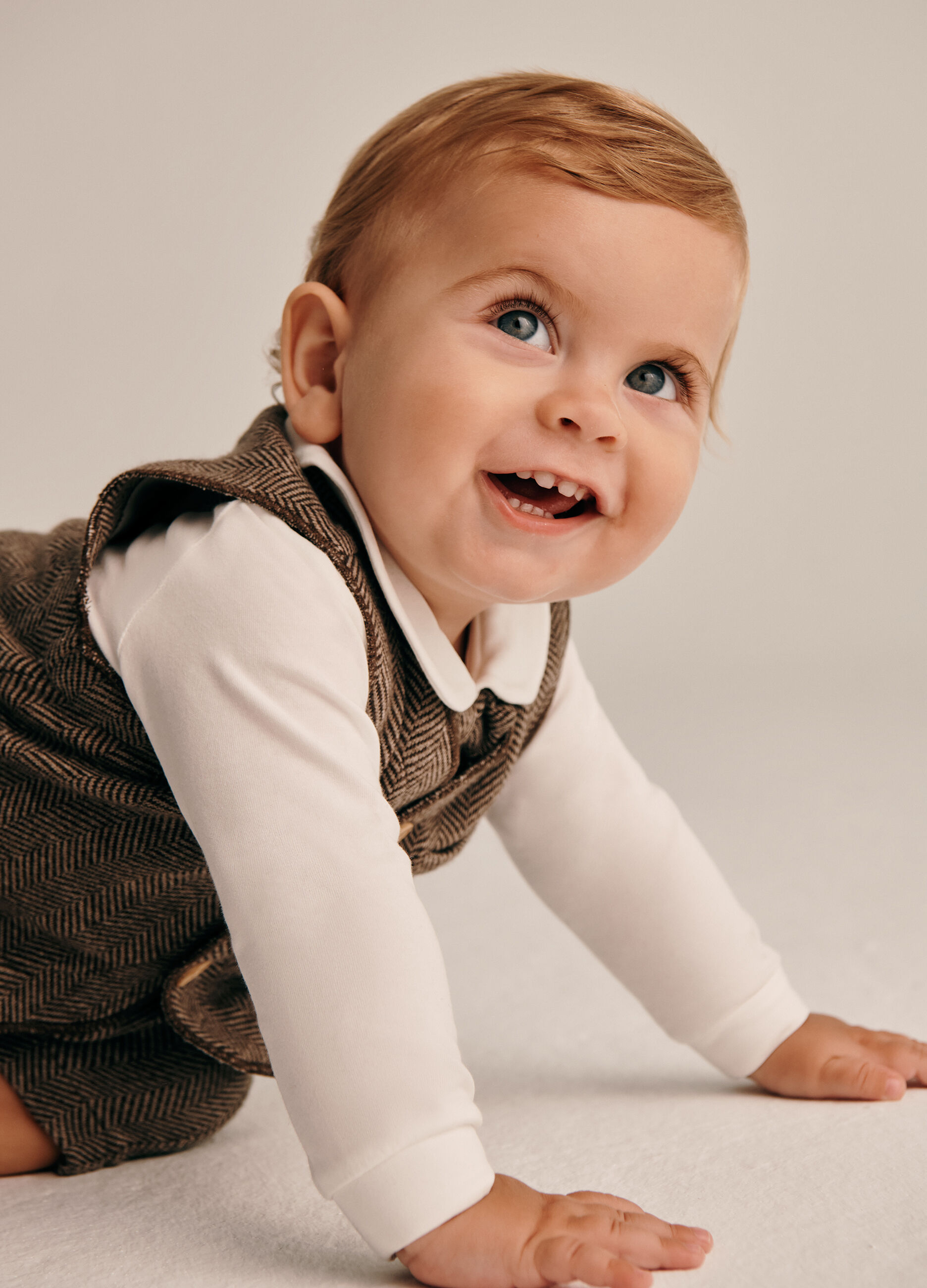 Body beige in misto cotone elasticizzato_0