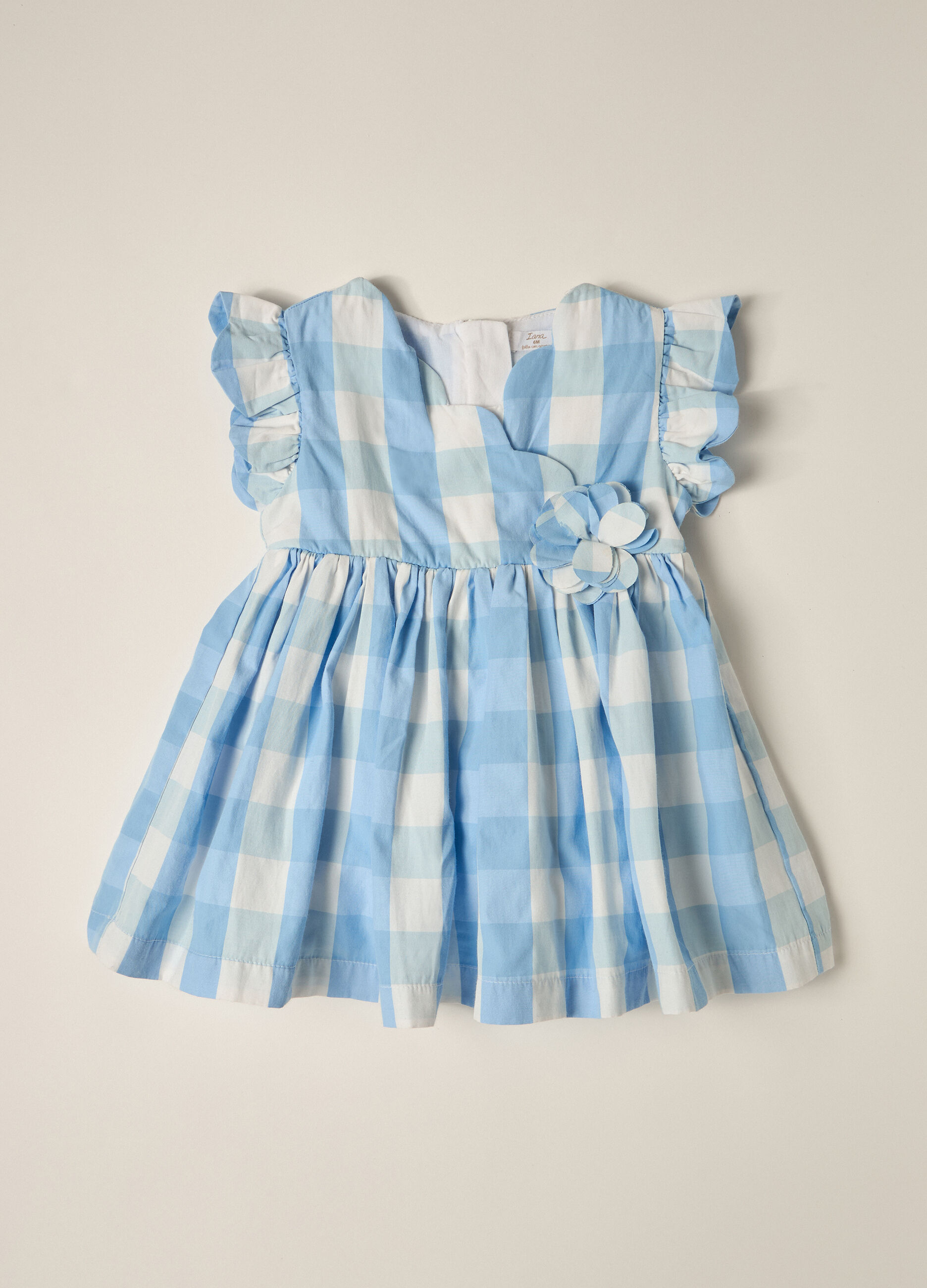 Vestito in popeline di misto cotone IANA neonata_0