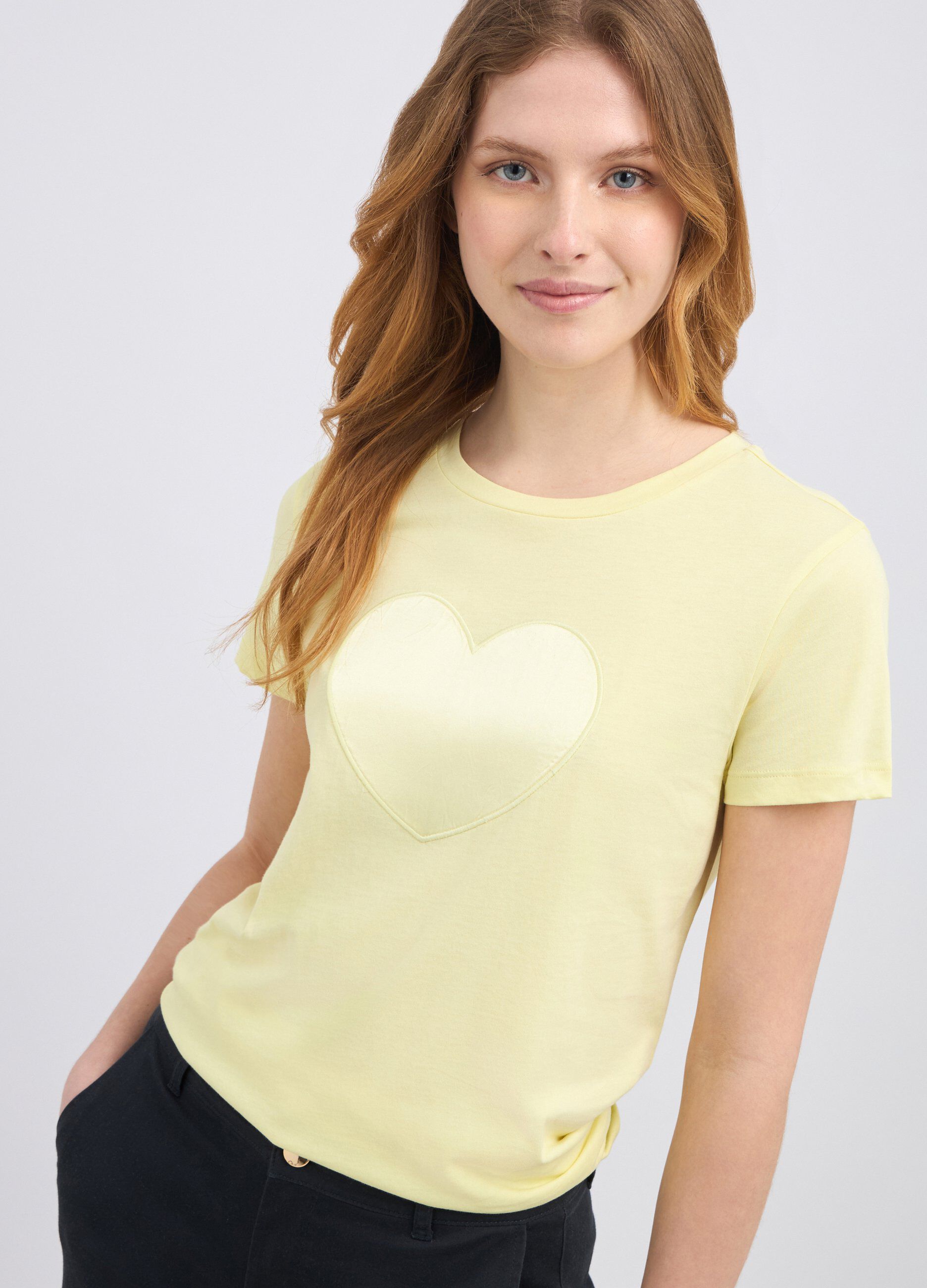 T-shirt in puro cotone donna_2