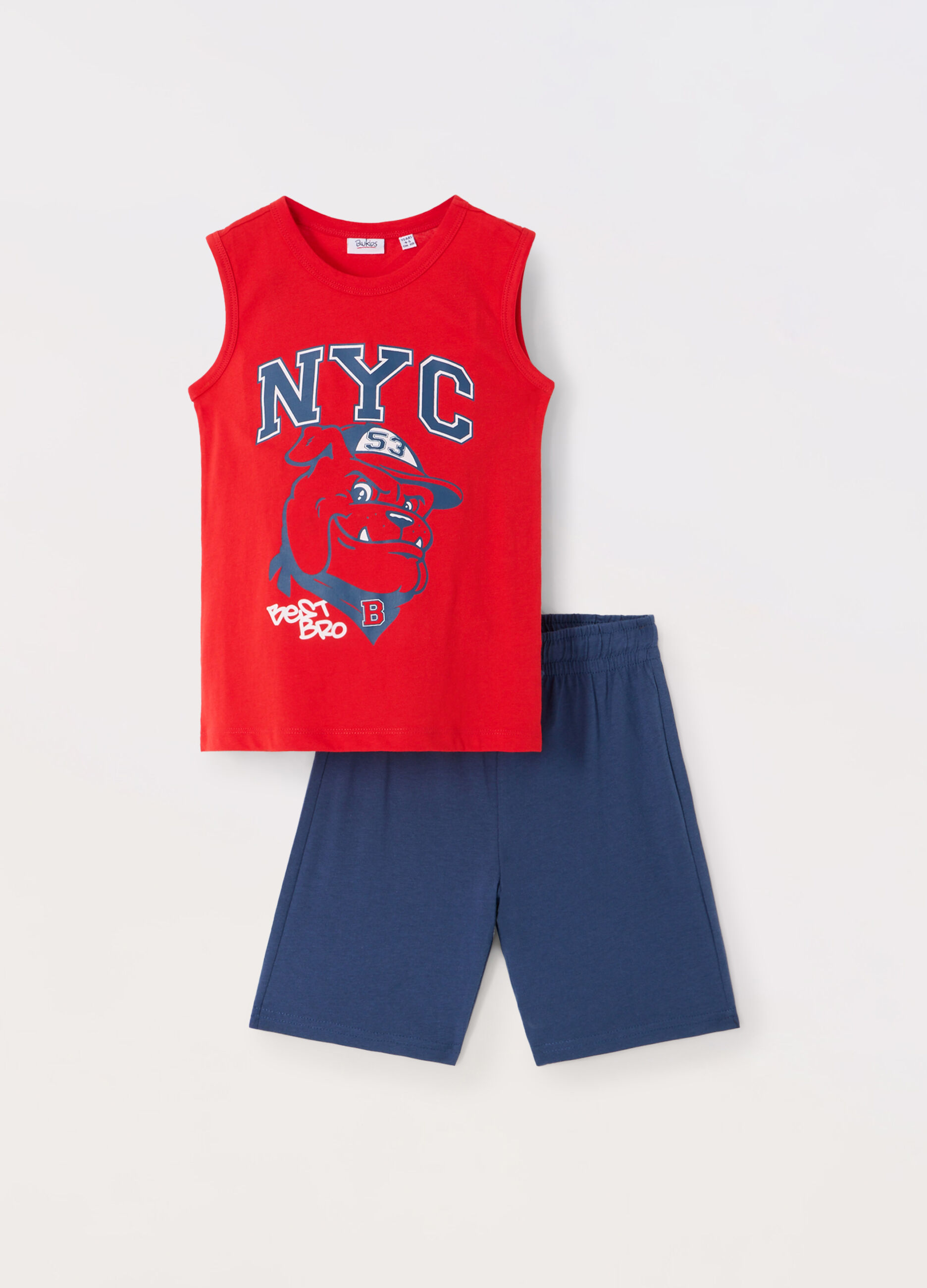 Jogging set in puro cotone bambino_0