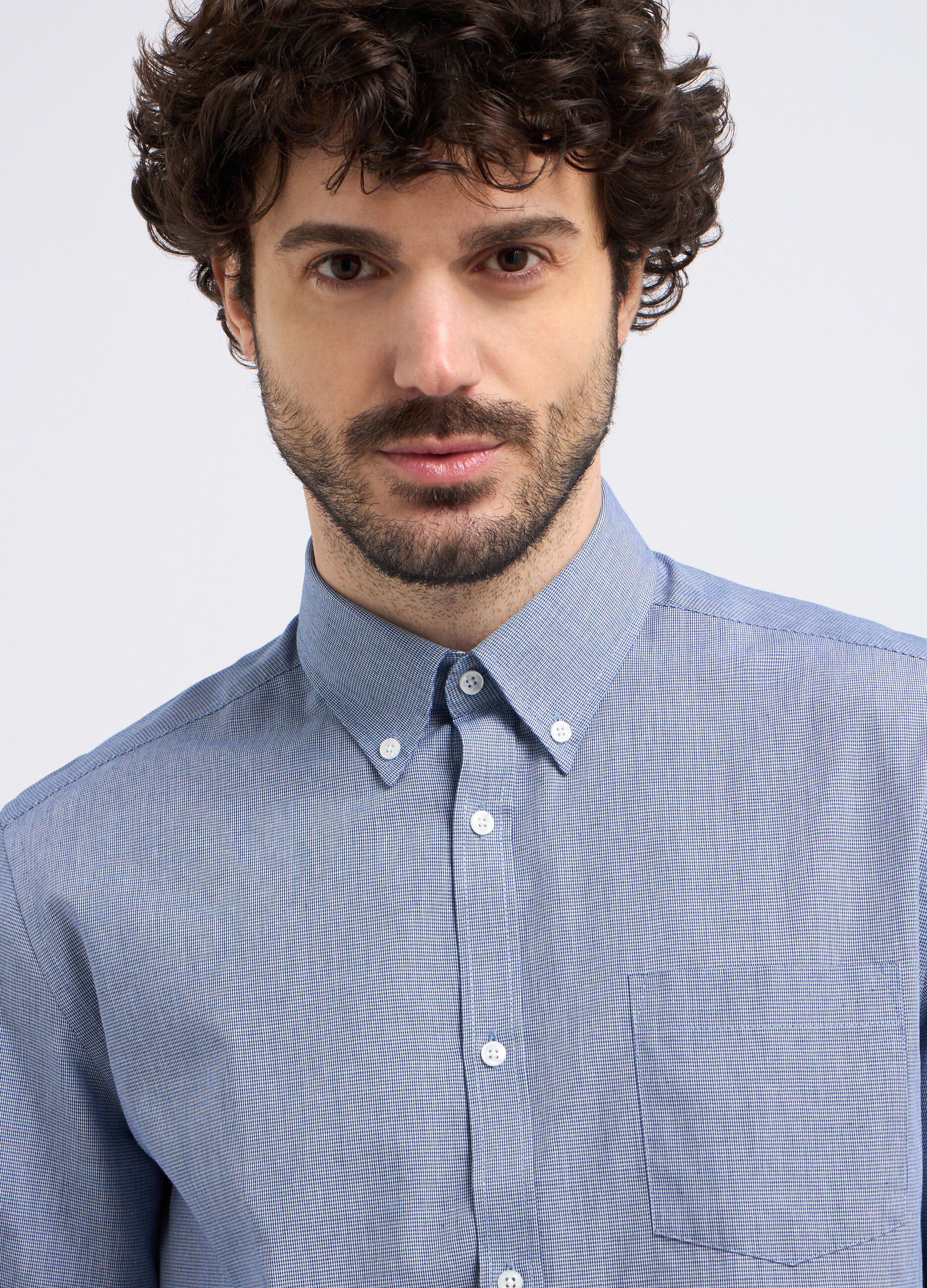 Camicia a microquadri uomo_2