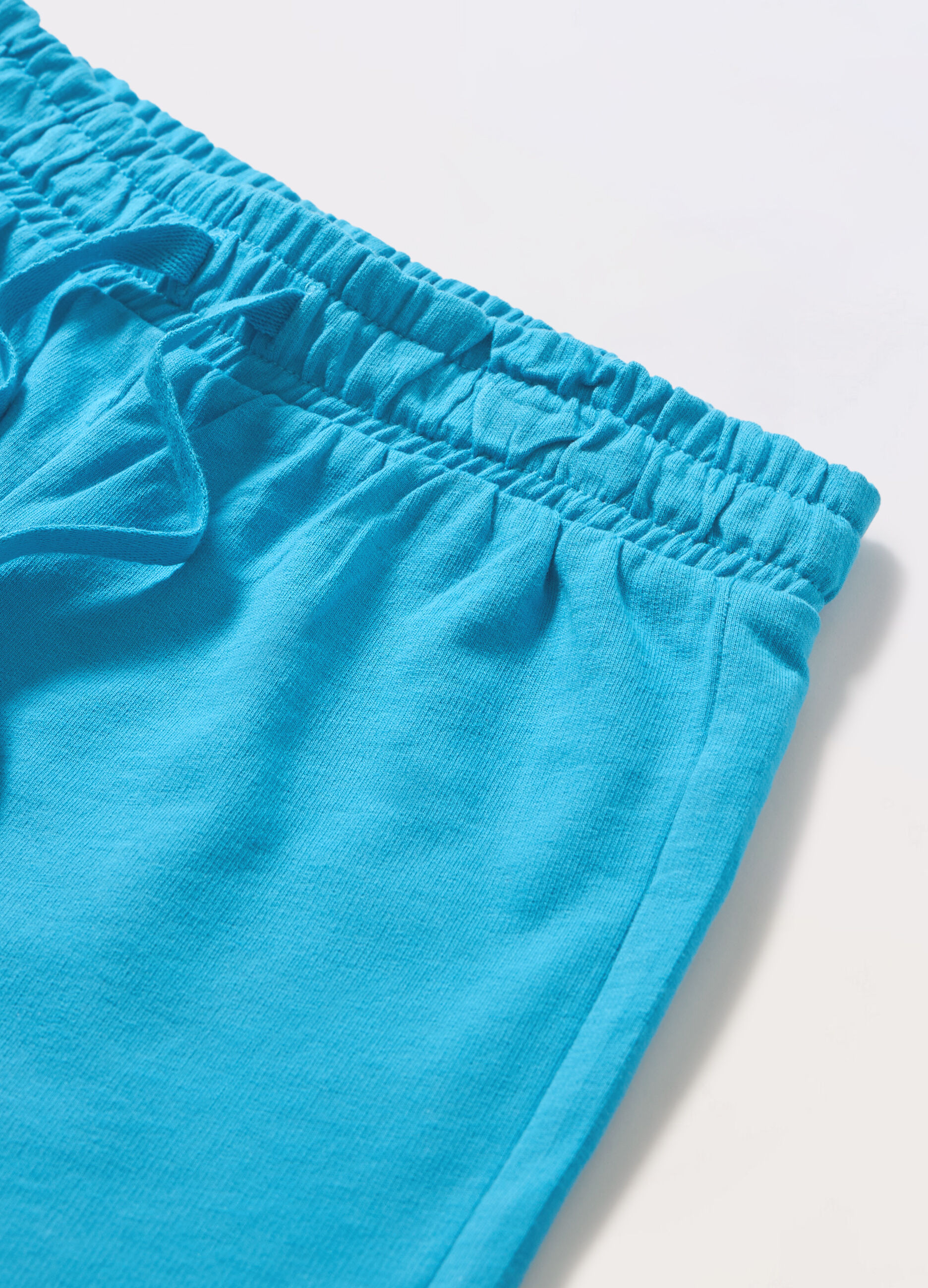 Shorts in french terry di puro cotone ragazza_1