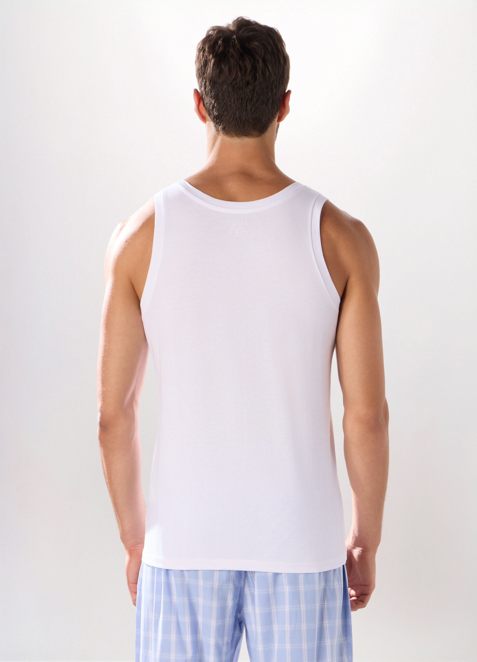 Canotta in jersey di puro cotone uomo_1