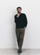Maglione girocollo in cashmere uomo_0