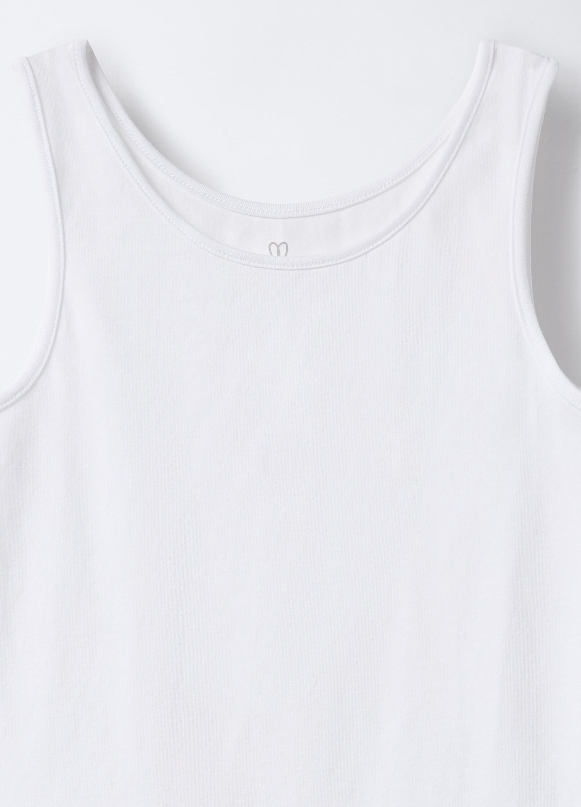 Pack 3 canotte in jersey di cotone stretch ragazza_3