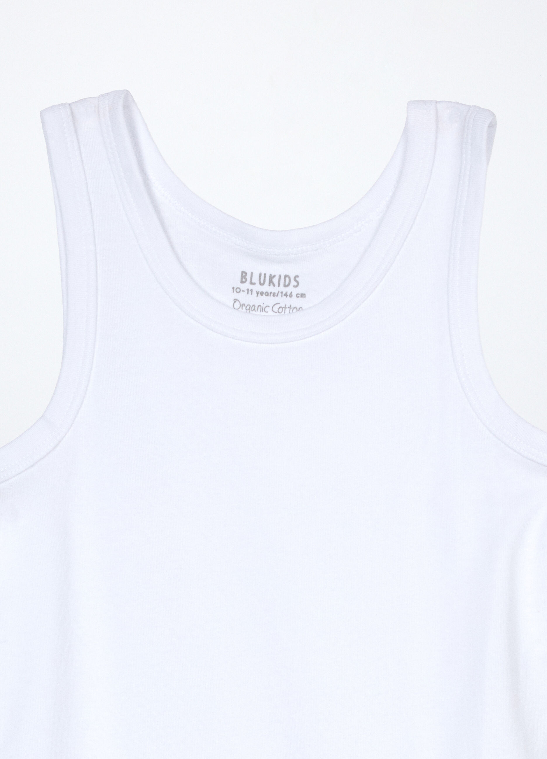 Pack 2 canotte in costina di puro cotone ragazzo_2