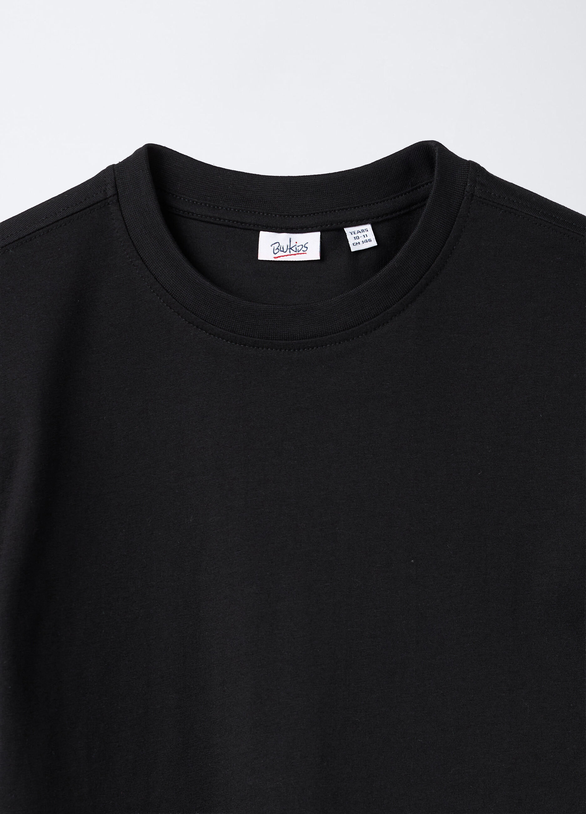 T-shirt girocollo in jersey di puro cotone ragazzo_2