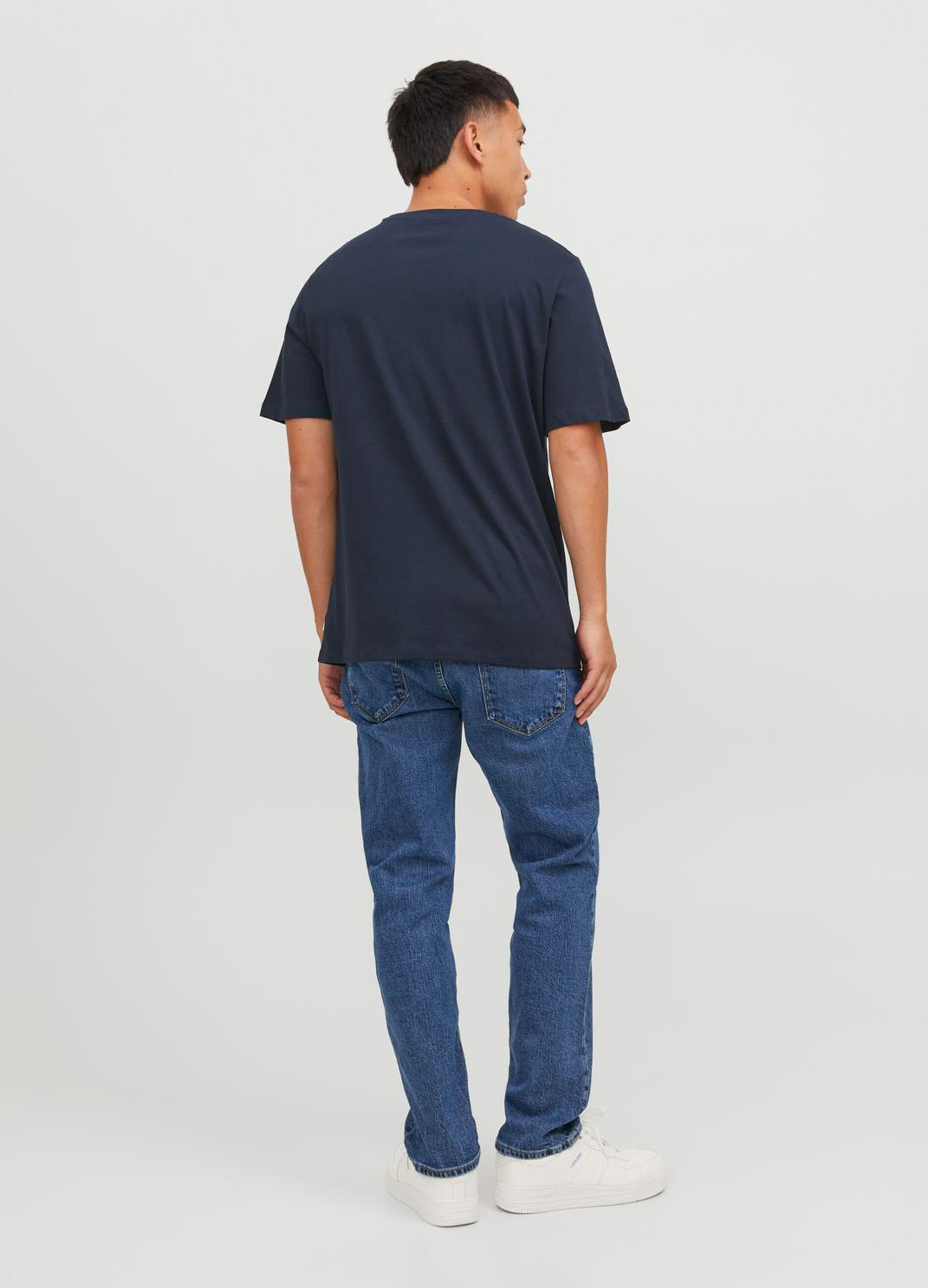 T-shirt girocollo in jersey uomo