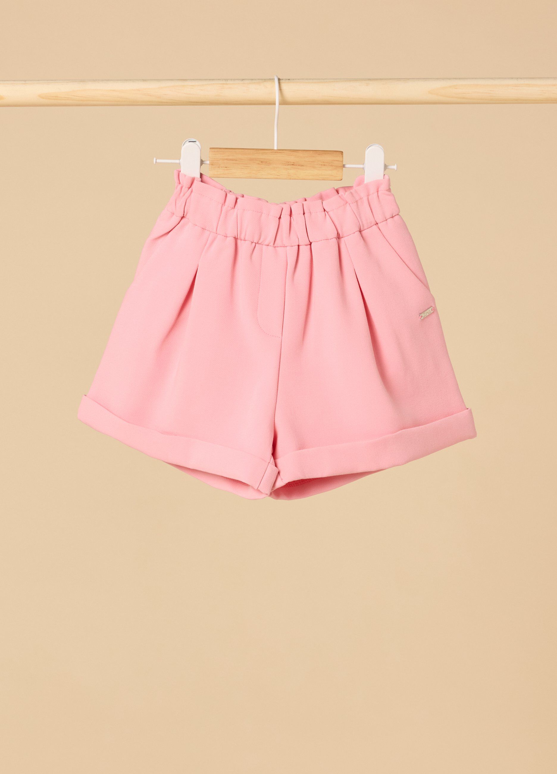 Shorts IANA in misto viscosa stretch bambina_0