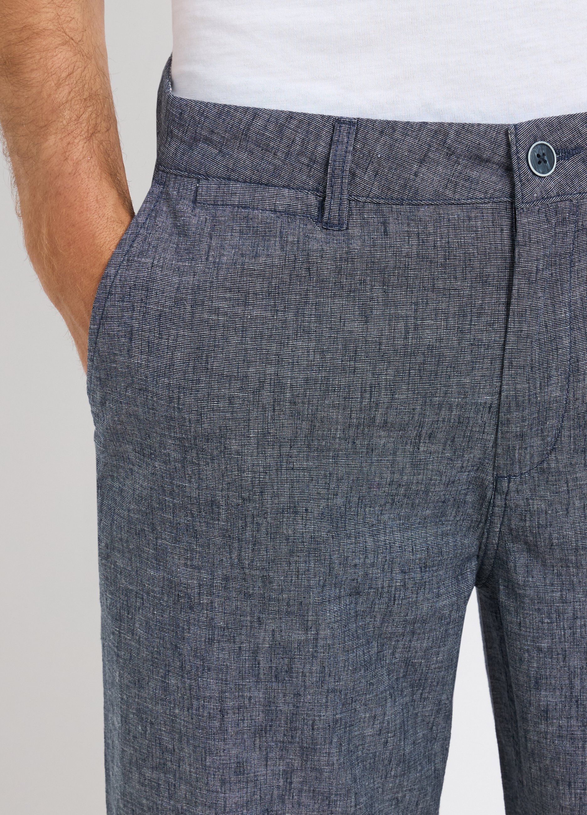 Bermuda in misto lino uomo