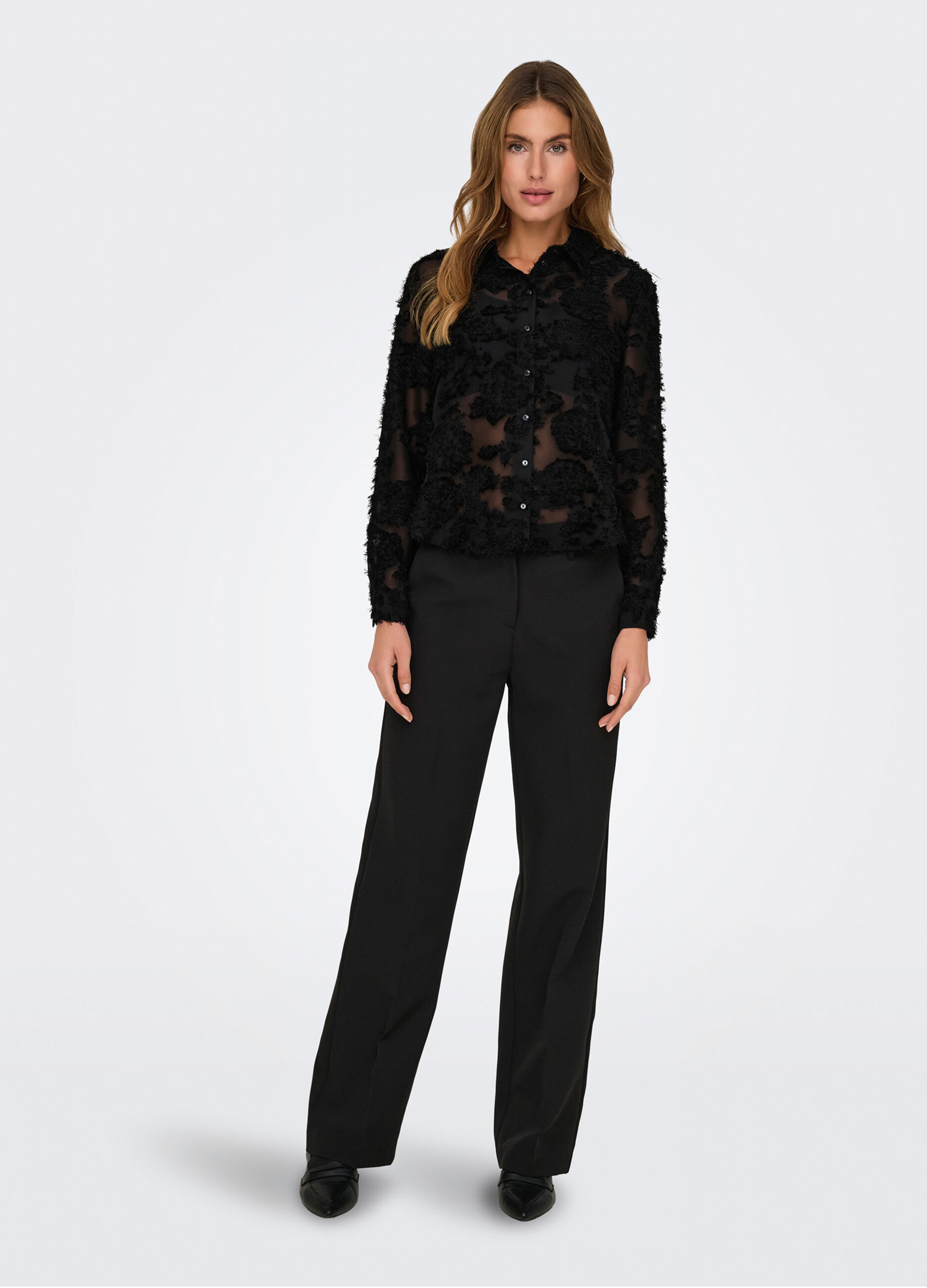 Camicia con lavorazione donna_2