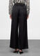 Pantaloni wide leg in satin donna_1