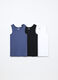Pack 3 canotte in jersey di puro cotone ragazzo_0