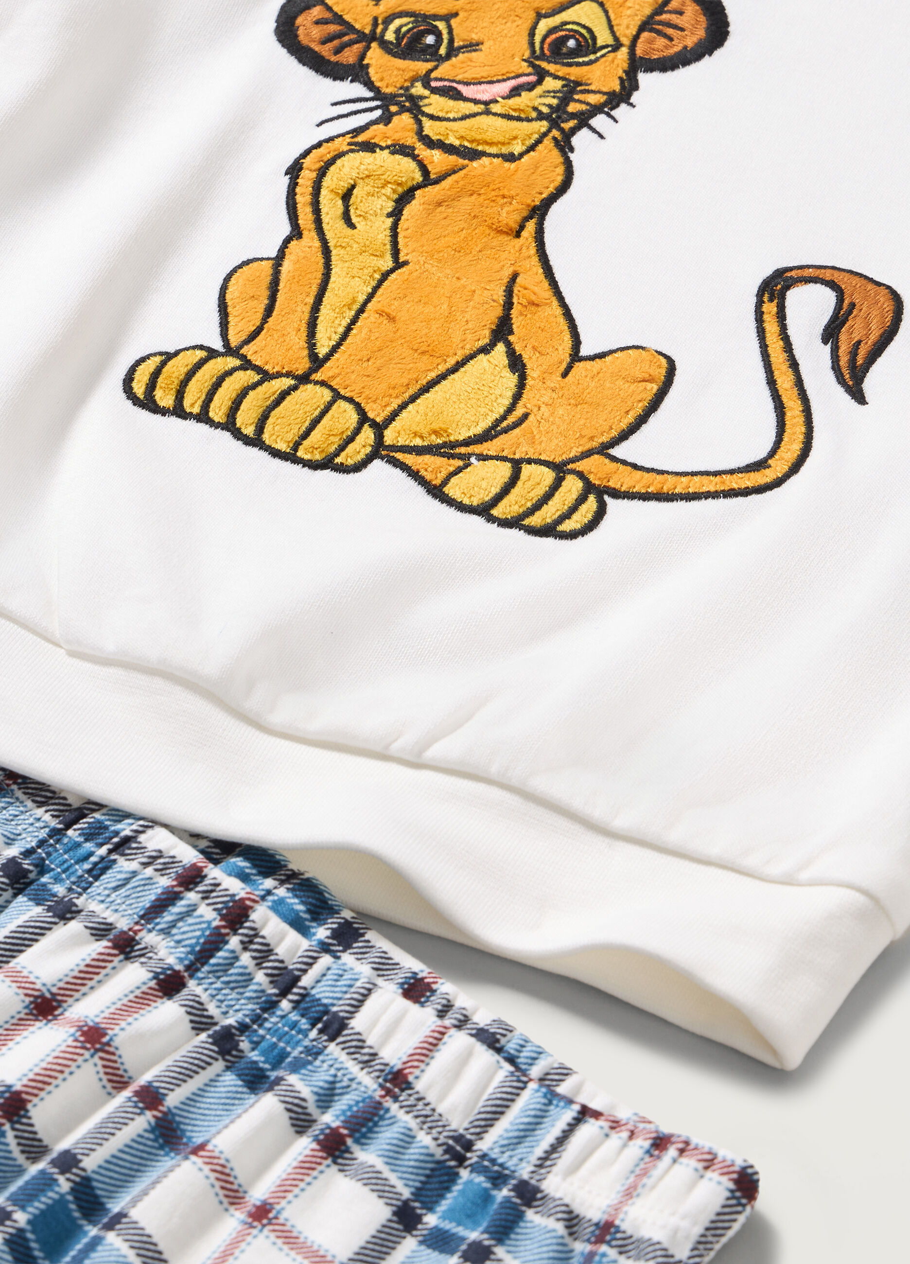 Pigiama lungo in interlock di puro cotone neonato_1