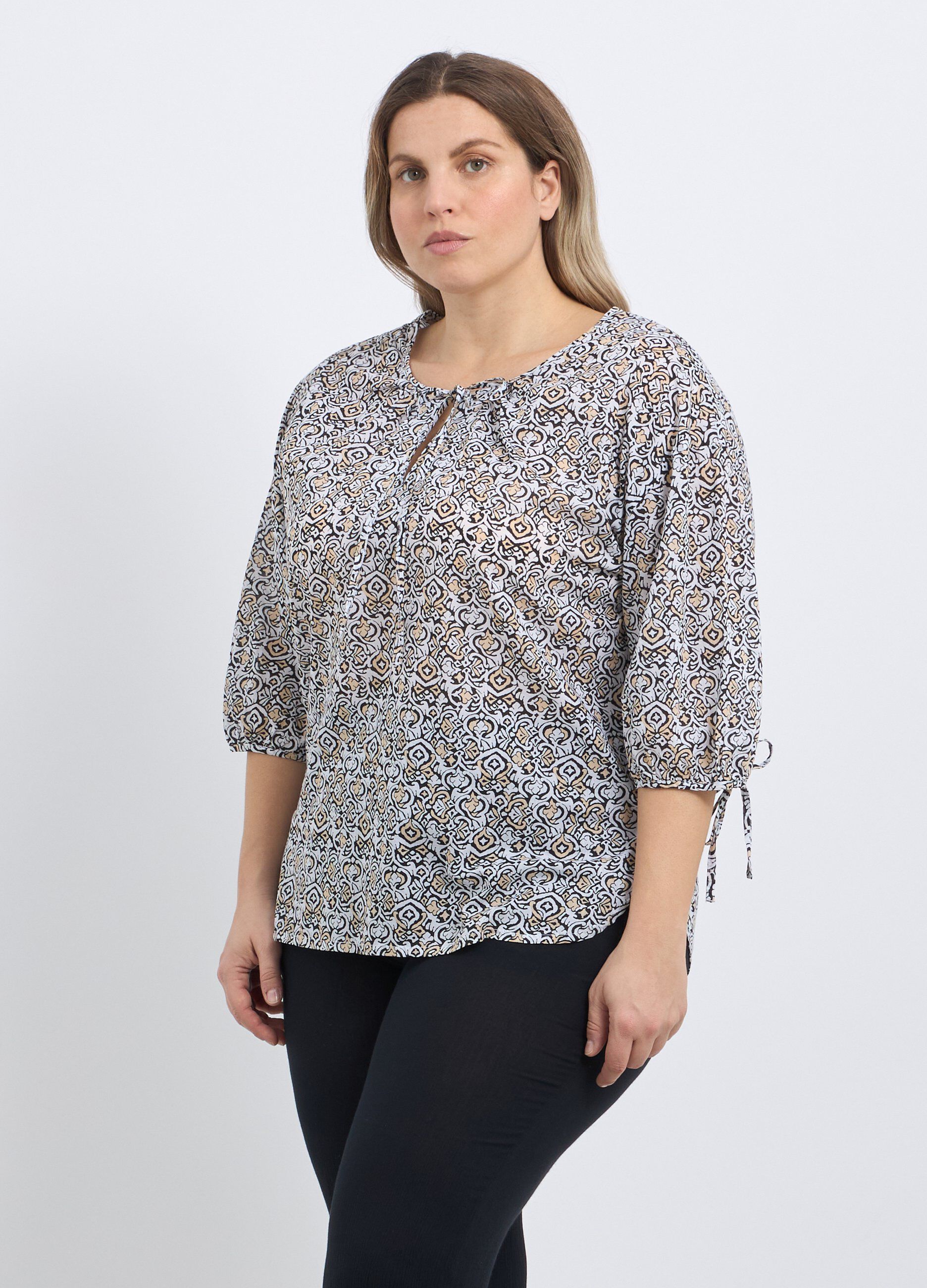 Blusa in puro cotone donna curvy_0