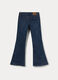 Pantaloni flare fit in denim di cotone stretch ragazza_1