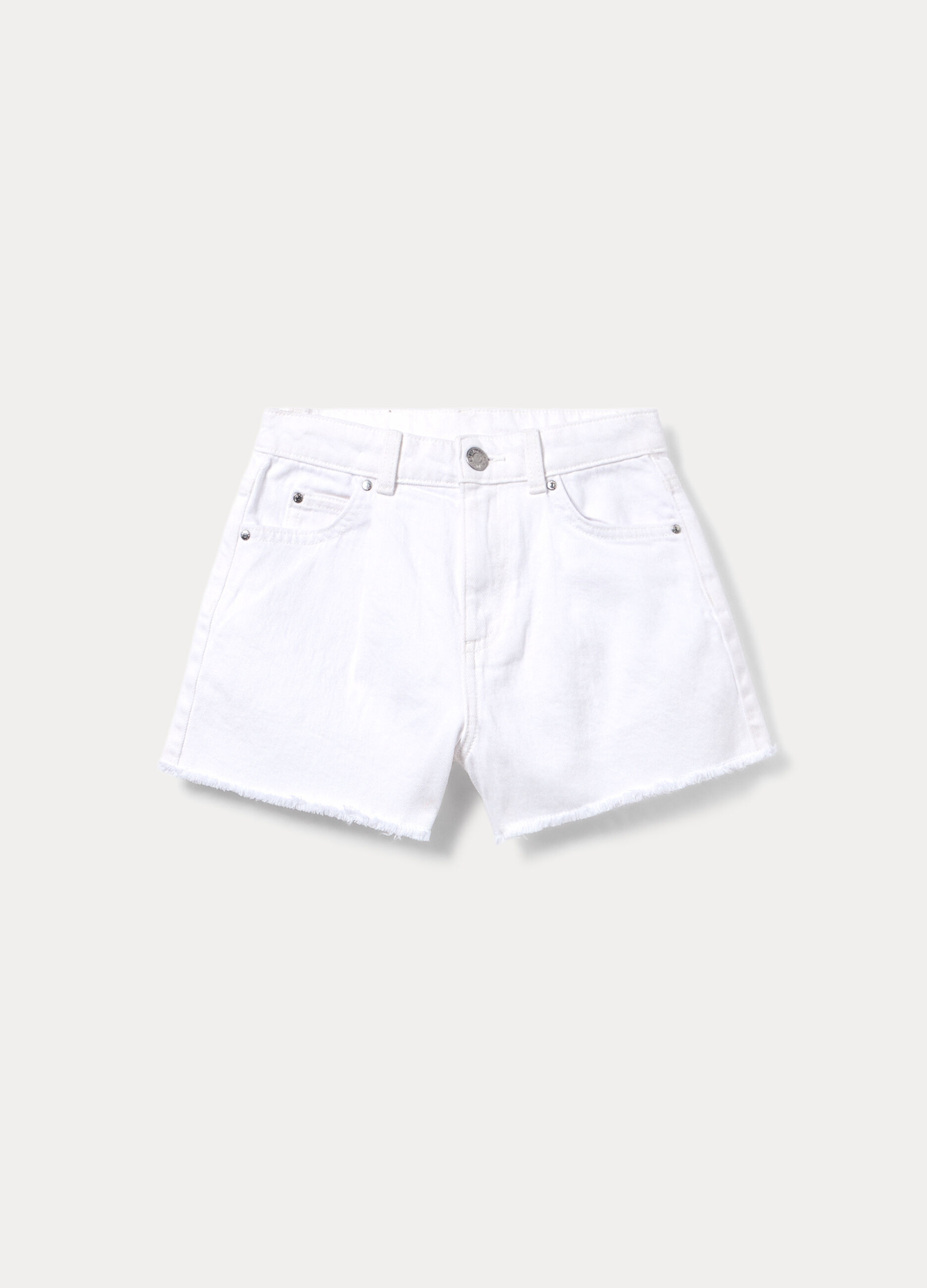 Shorts in comfort stretch denim ragazza_0