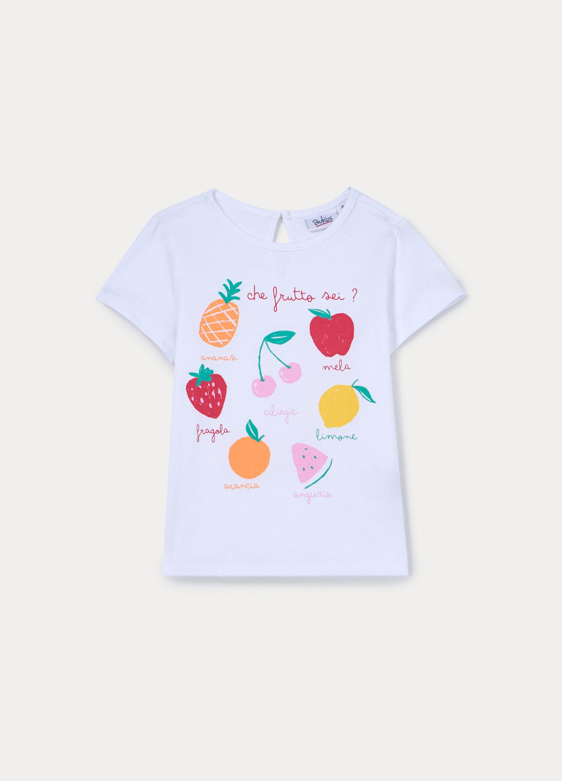 T-shirt in jersey di puro cotone bimba_0