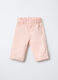 Jogger in costina di puro cotone Fit Regular neonata_0