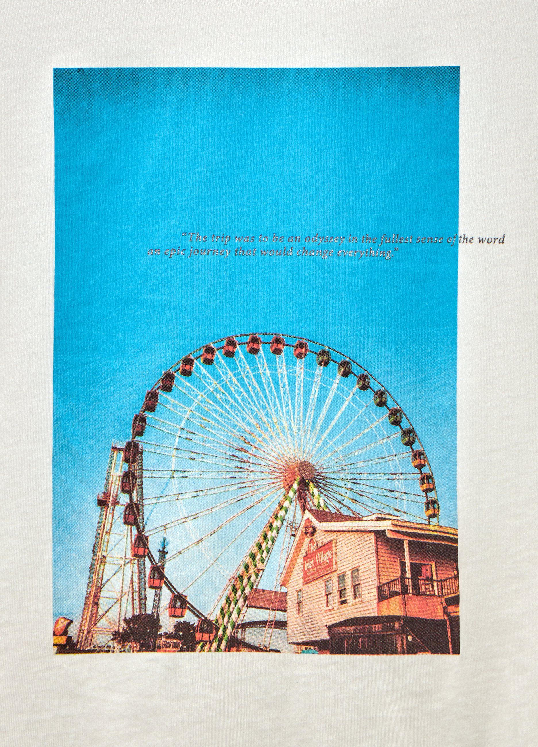 T-shirt con stampa fotografica donna_1