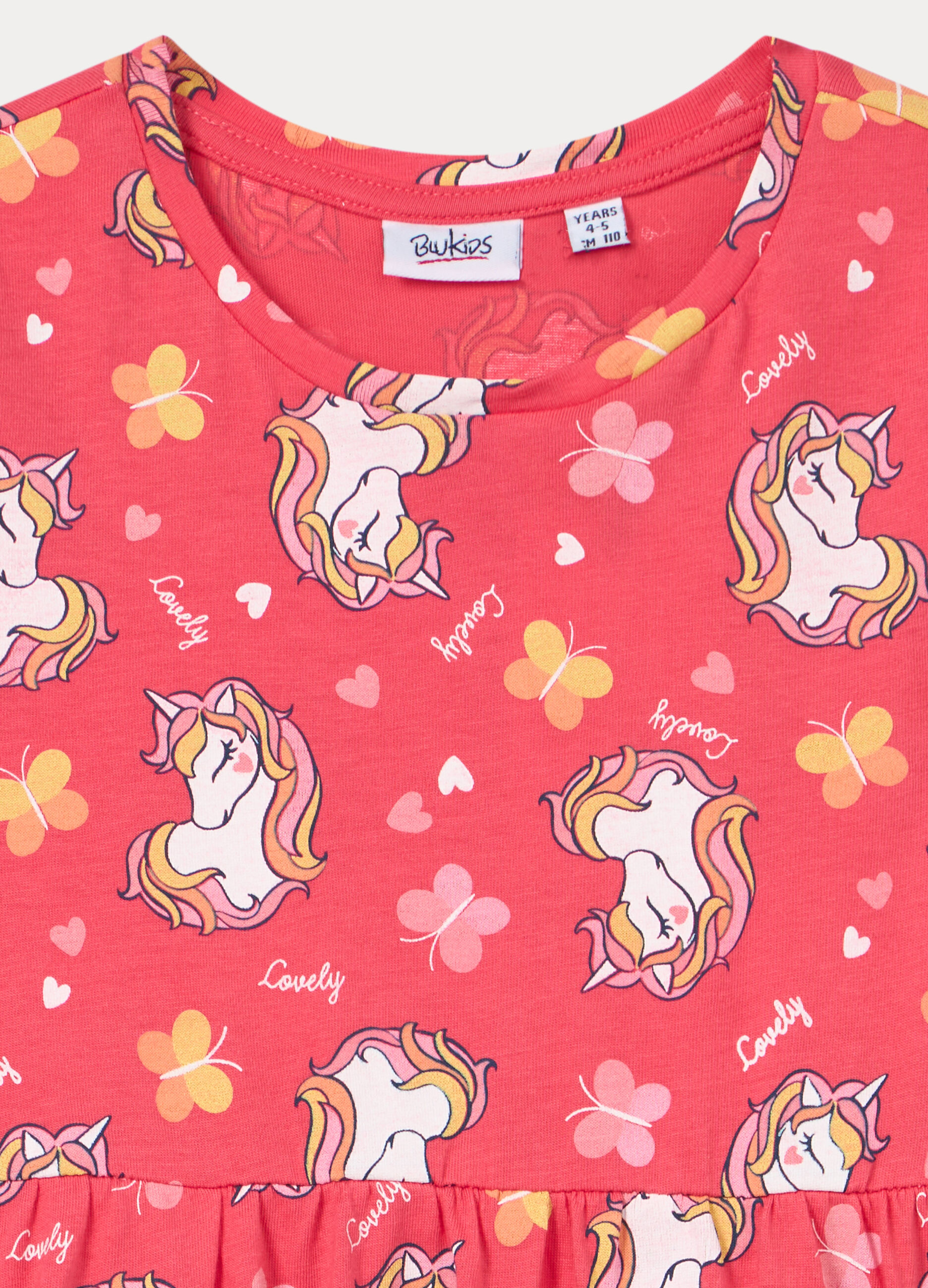 Vestito in jersey di puro cotone bambina_2