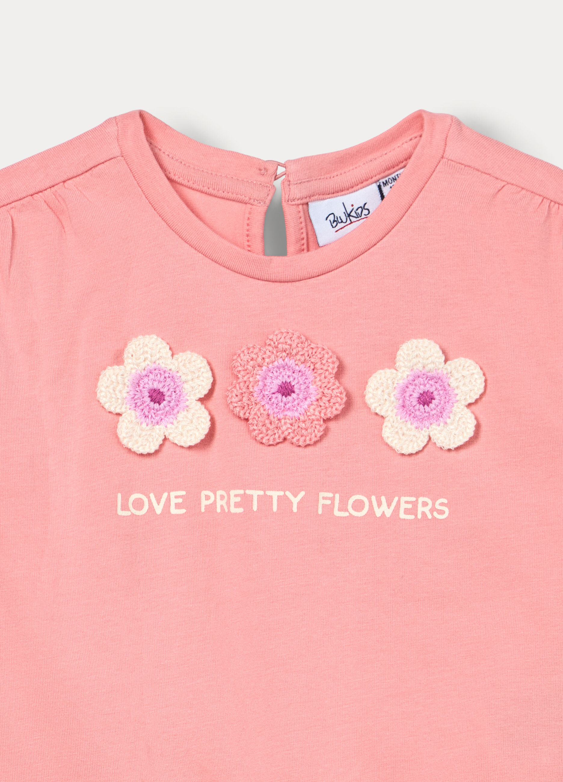 T-shirt in jersey di cotone stretch bimba_2