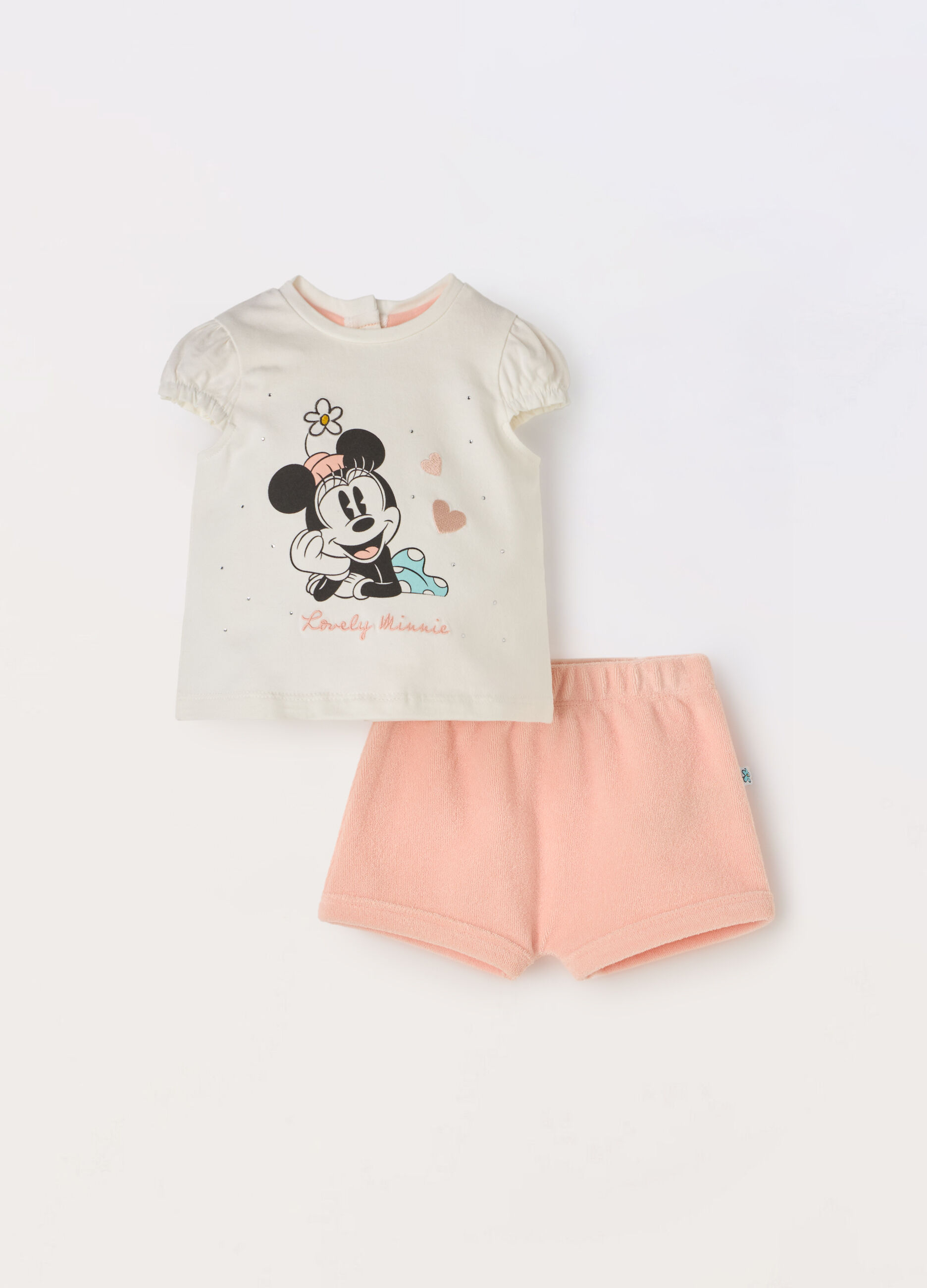 Jogging set in jersey di misto cotone neonata_0