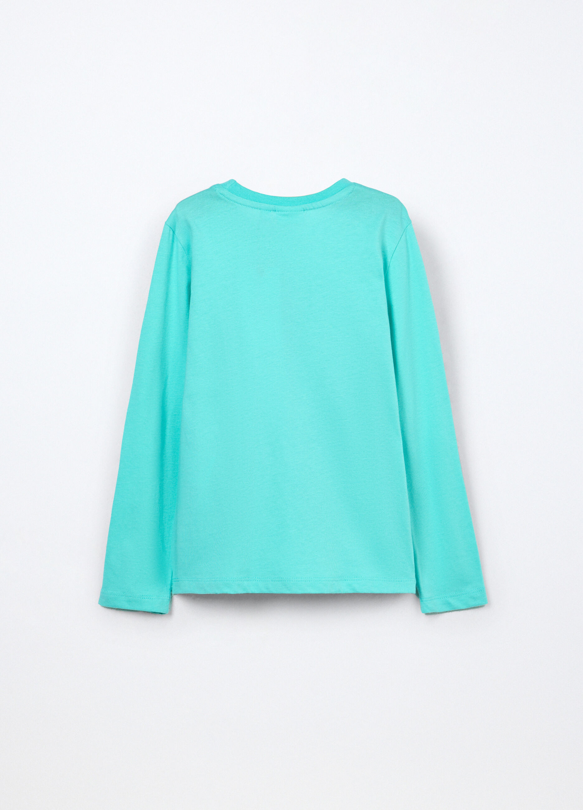 T-shirt in jersey di puro cotone bambina_1