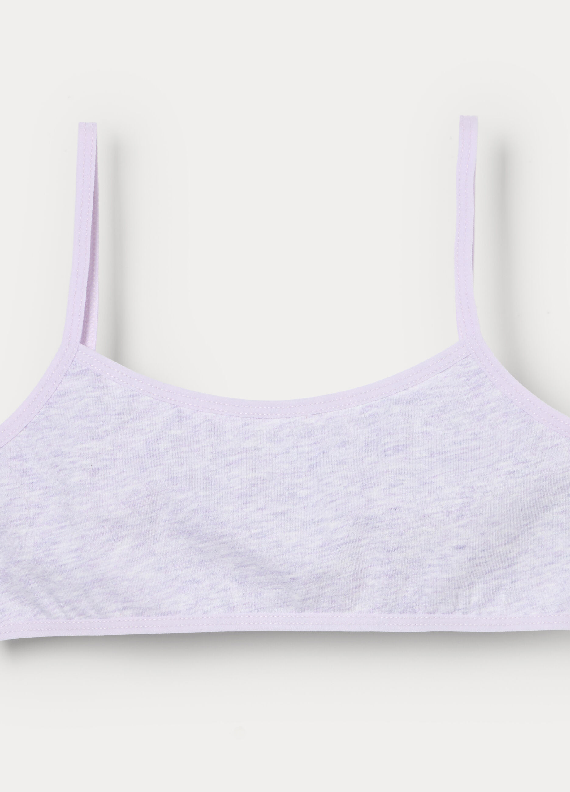 Pack 2 top in jersey di cotone stretch ragazza_2