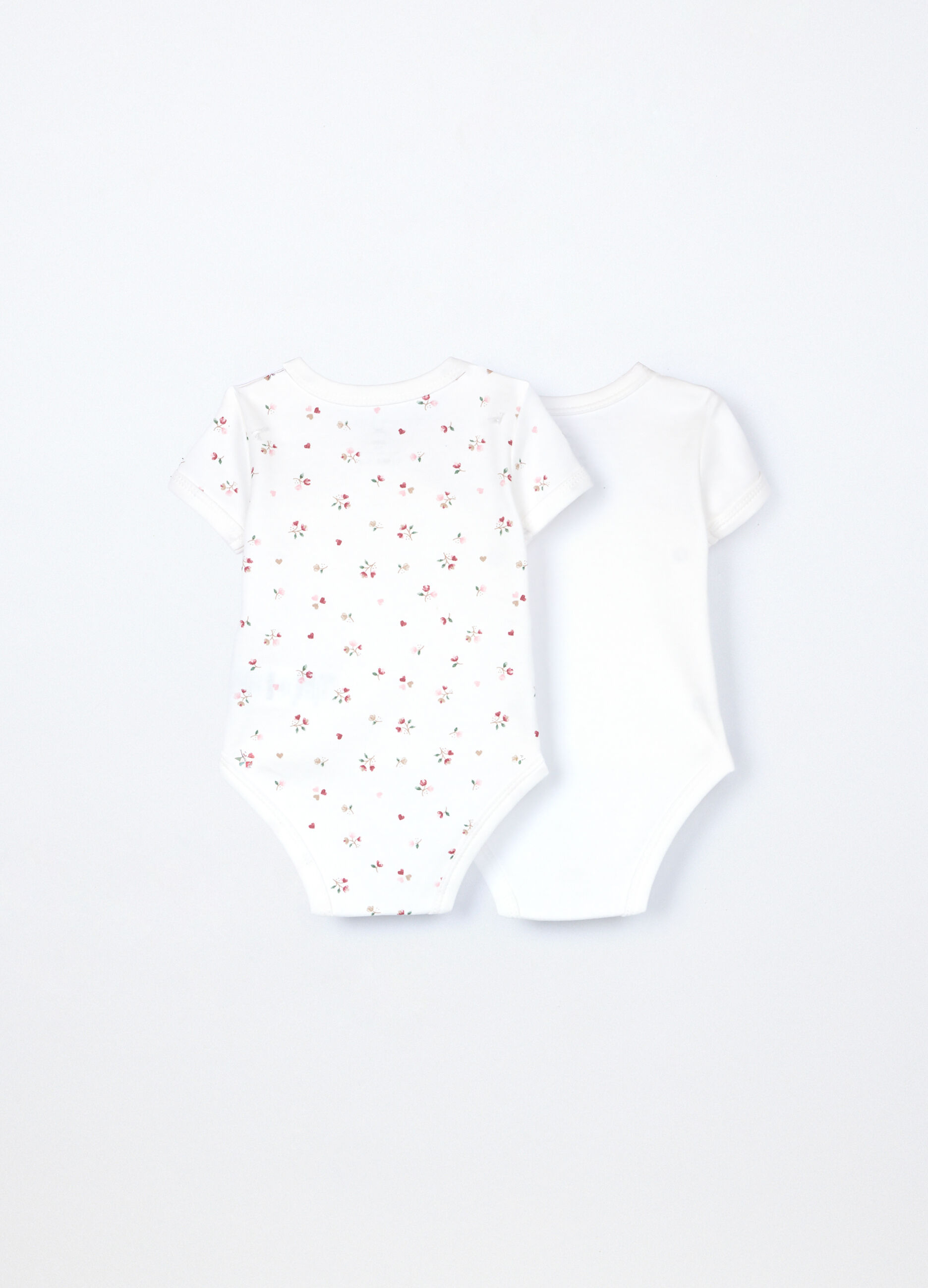 Pack 2 body in interlock di puro cotone neonata_1