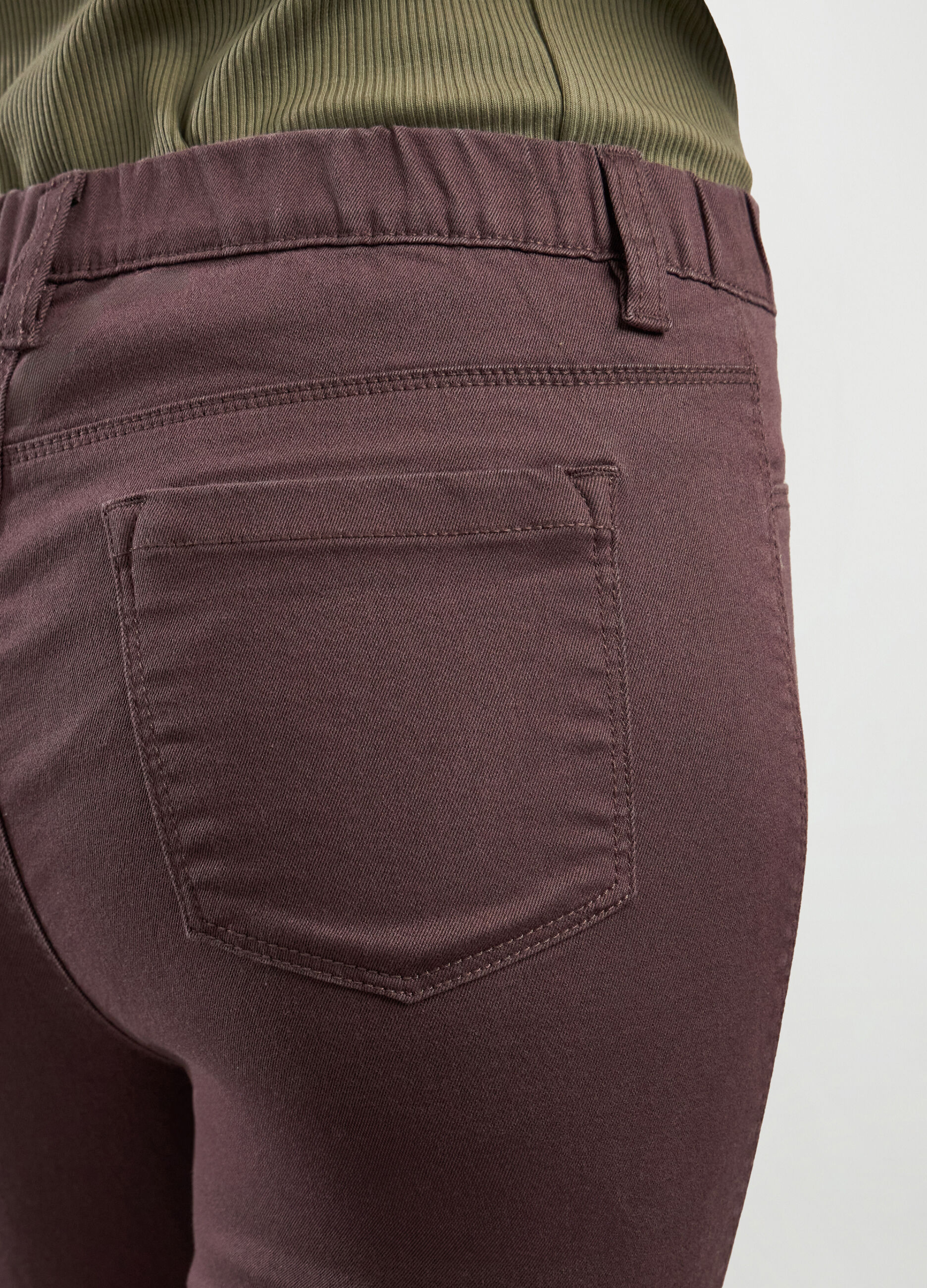 Jeggings in misto cotone stretch donna_2
