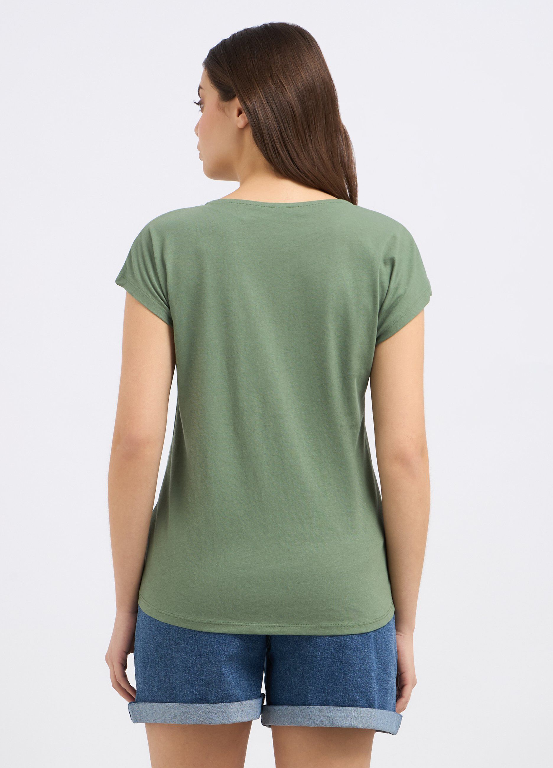 T-shirt in puro cotone donna_1