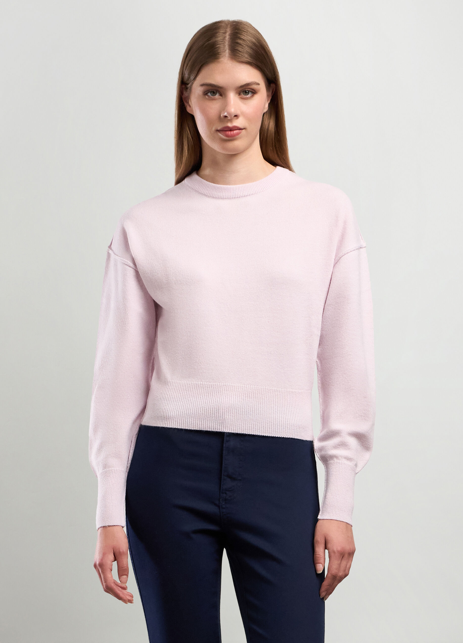 Tricot con maniche a palloncino donna_0
