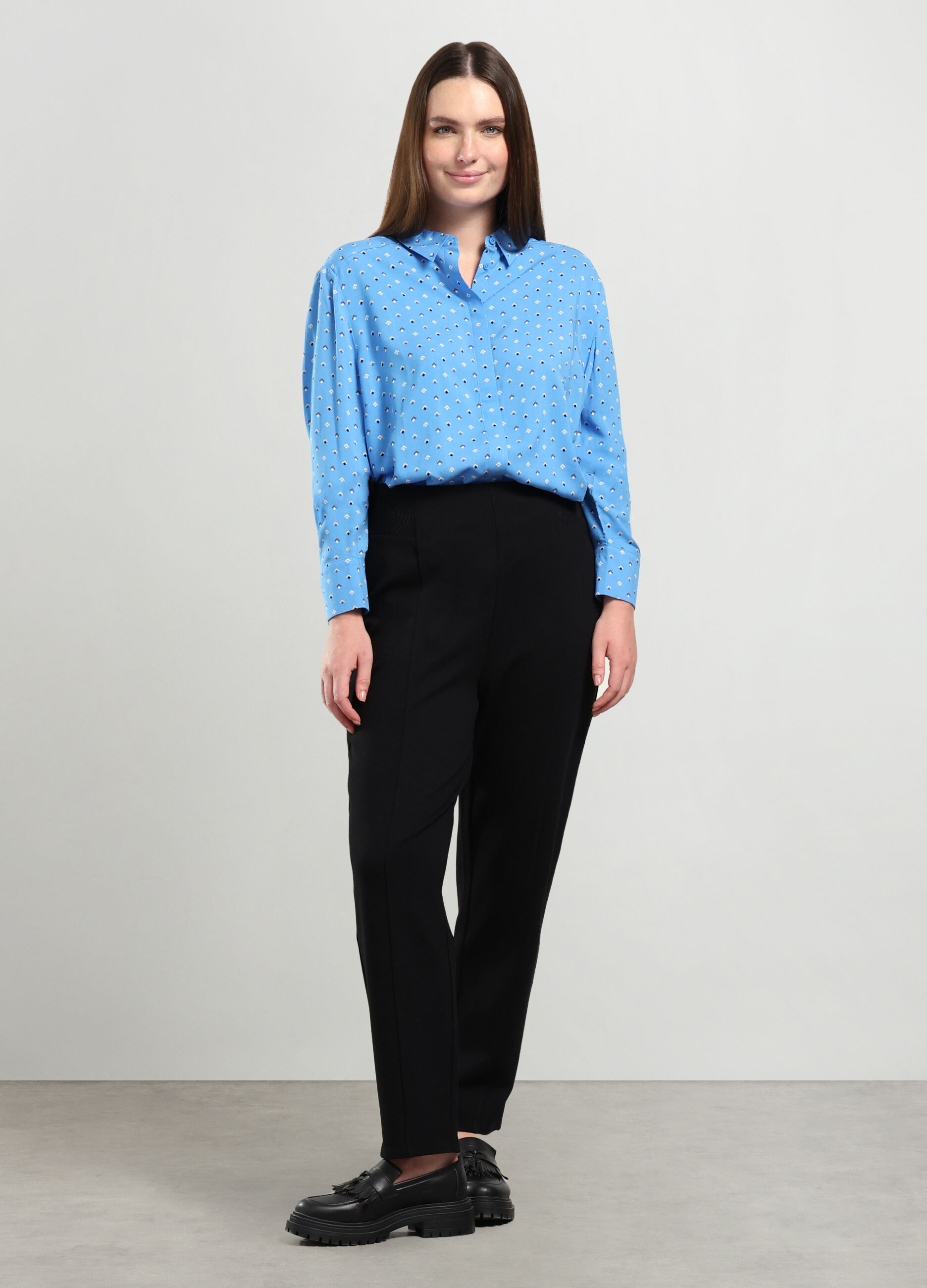 Treggings in poli cotton donna curvy_0