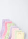 Pack 7 calze corte misto cotone stretch bambina_2