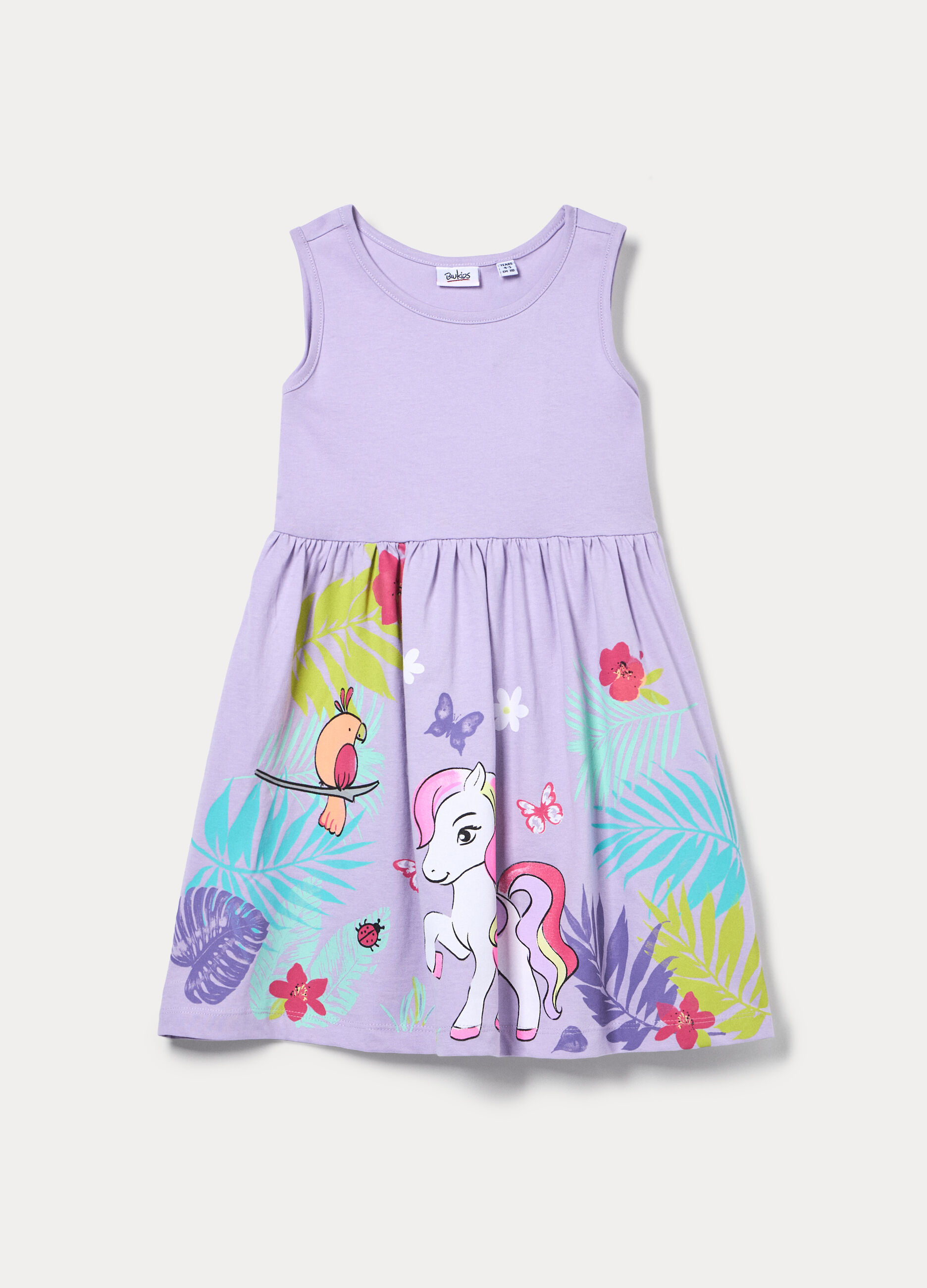 Vestito in jersey di puro cotone bambina_0