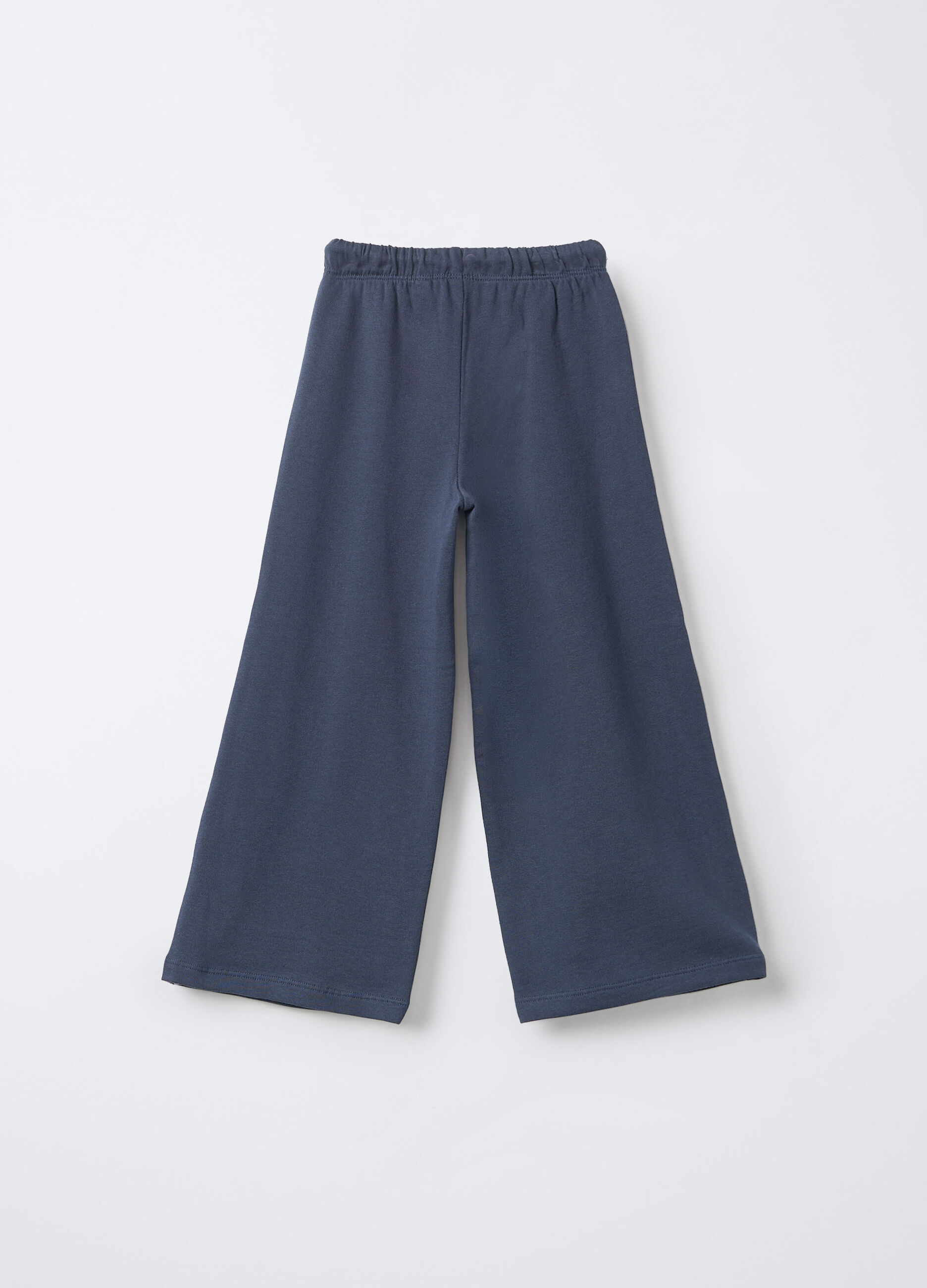 Treggings in puro cotone garzato Wide Leg bambina_1