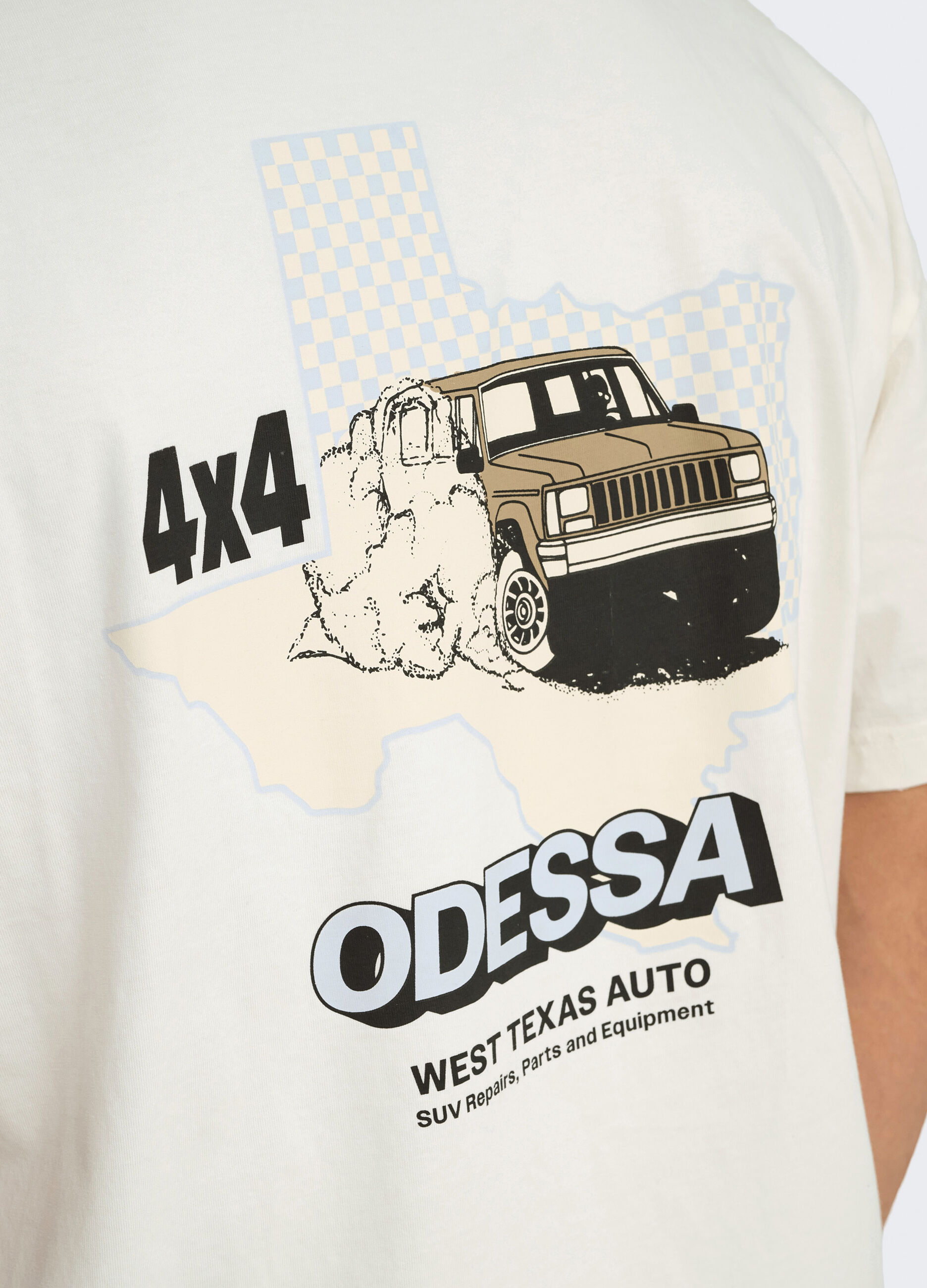 T-shirt oversize con stampa uomo_4