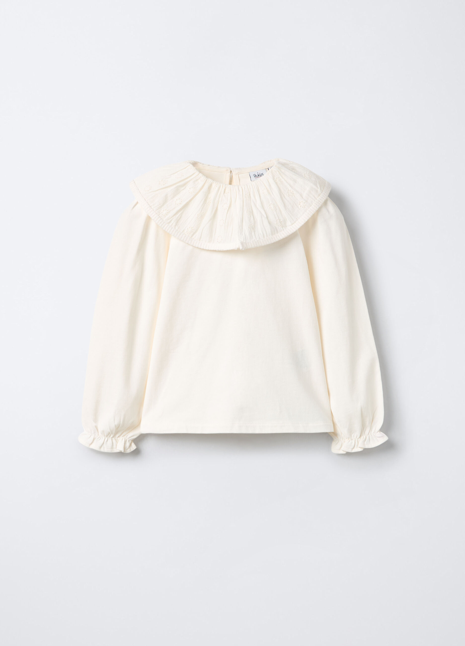 T-shirt in jersey di puro cotone bambina_0