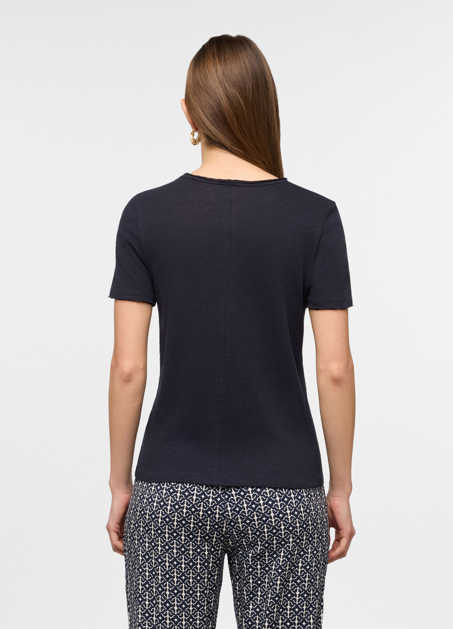 T-shirt girocollo donna_1