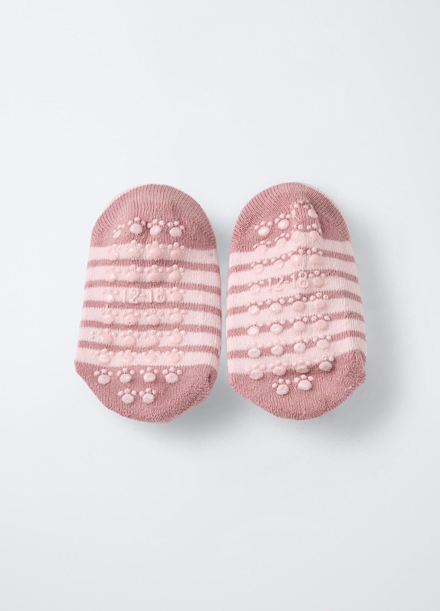 Scarpine in spugna misto cotone stretch neonata_1