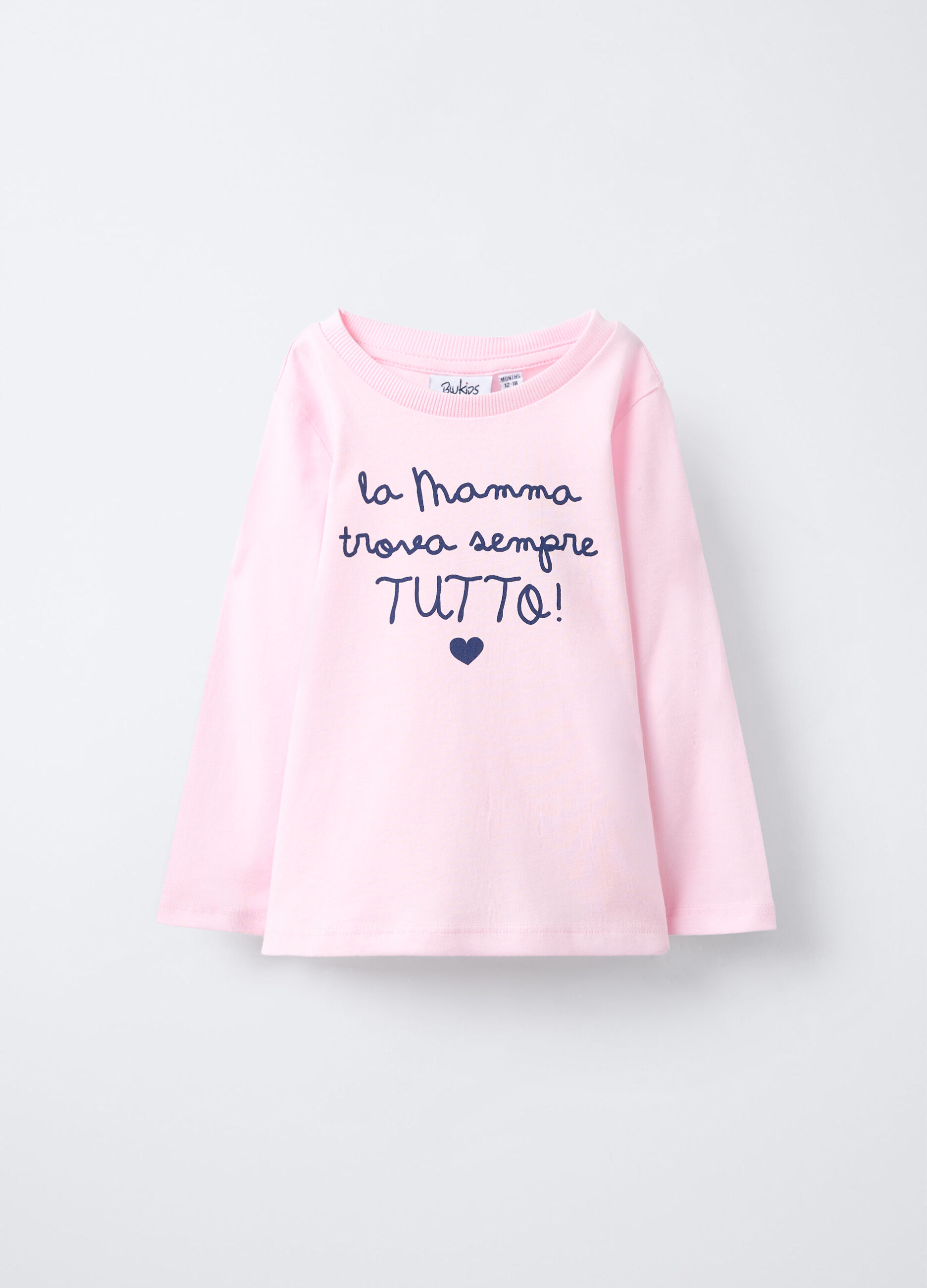 T-shirt in jersey di puro cotone bimba_0