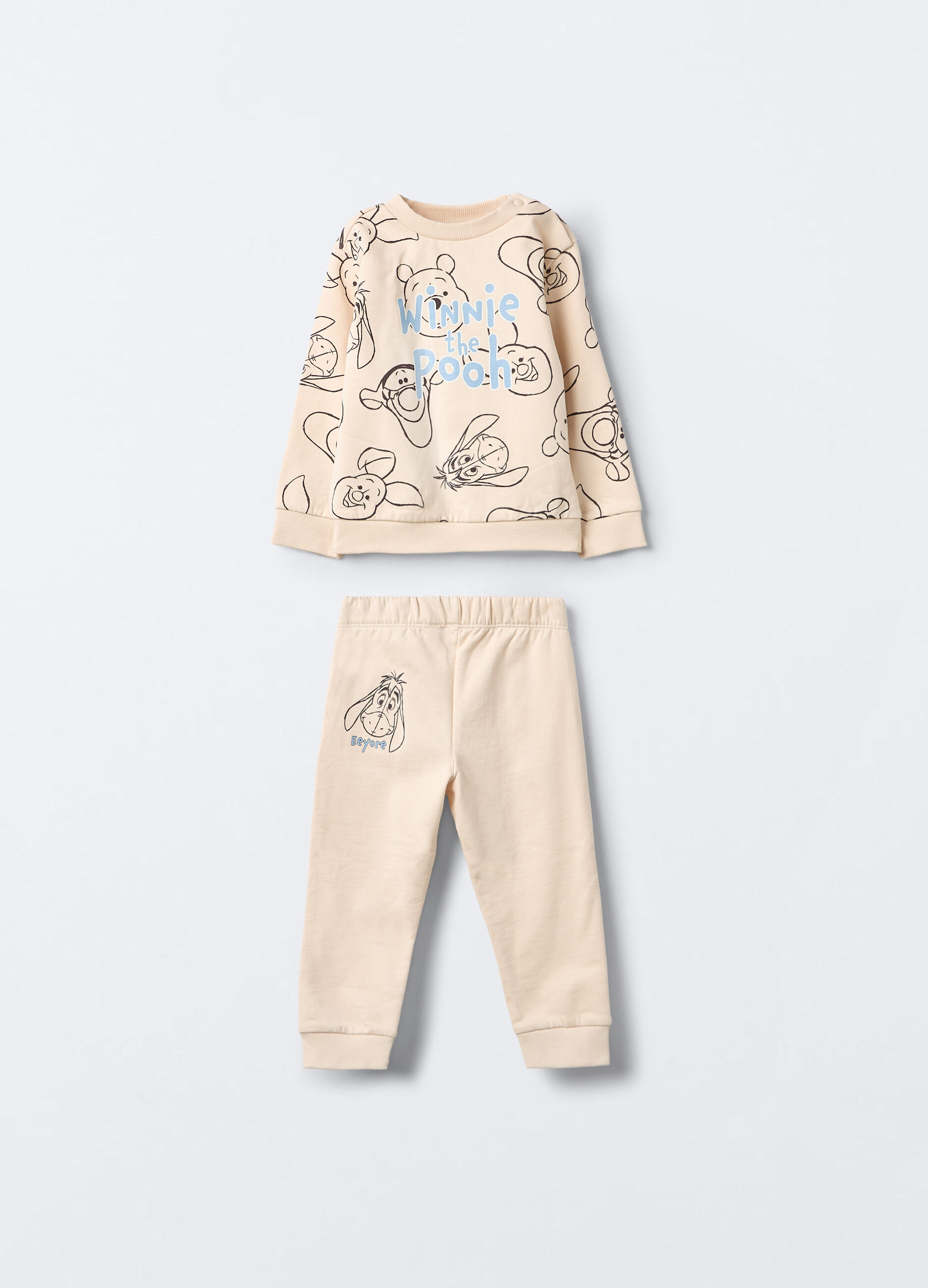 Jogging set Disney in felpa di puro cotone bimbo_0