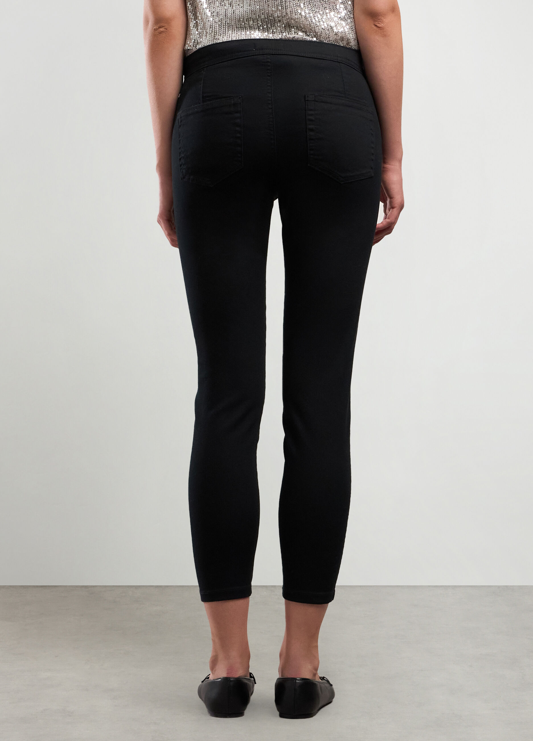 Treggings in misto cotone stretch donna_1